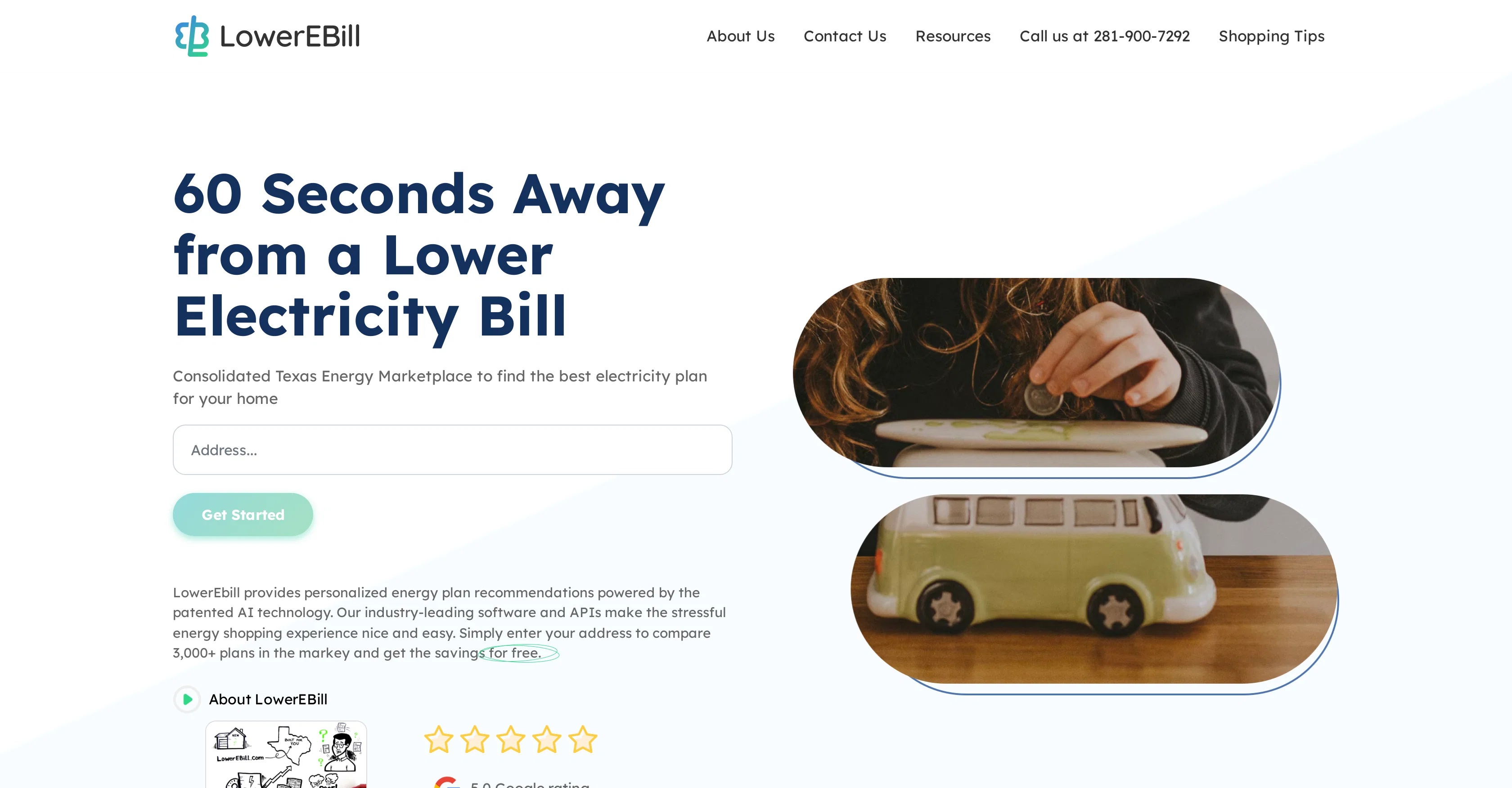 LowerEBill website