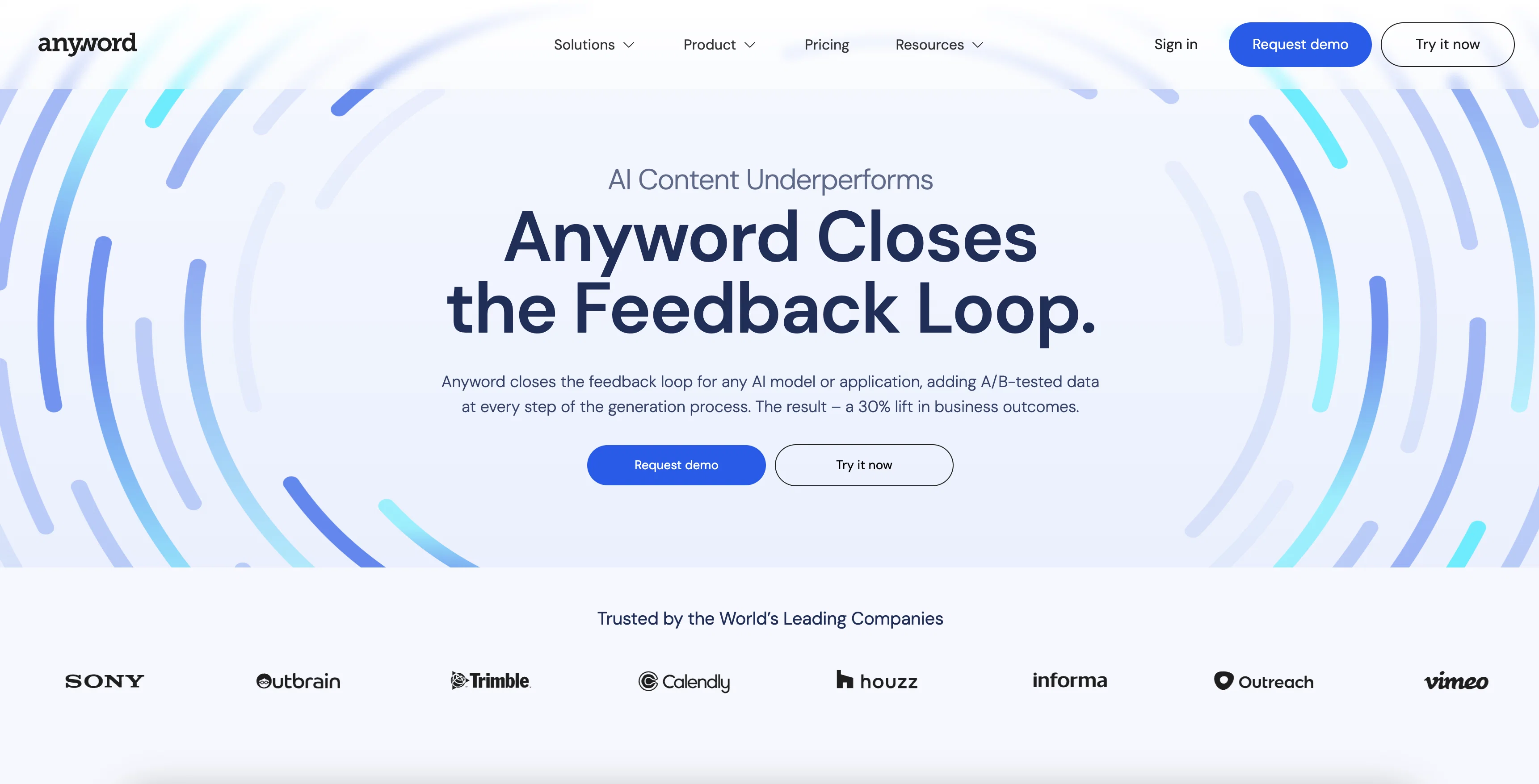 Anyword website