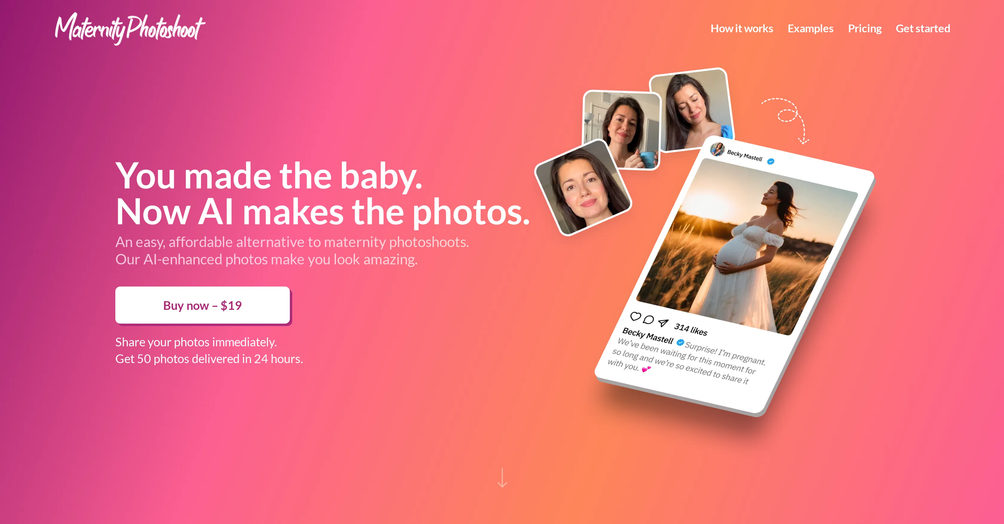MaternityPhotoshoot website