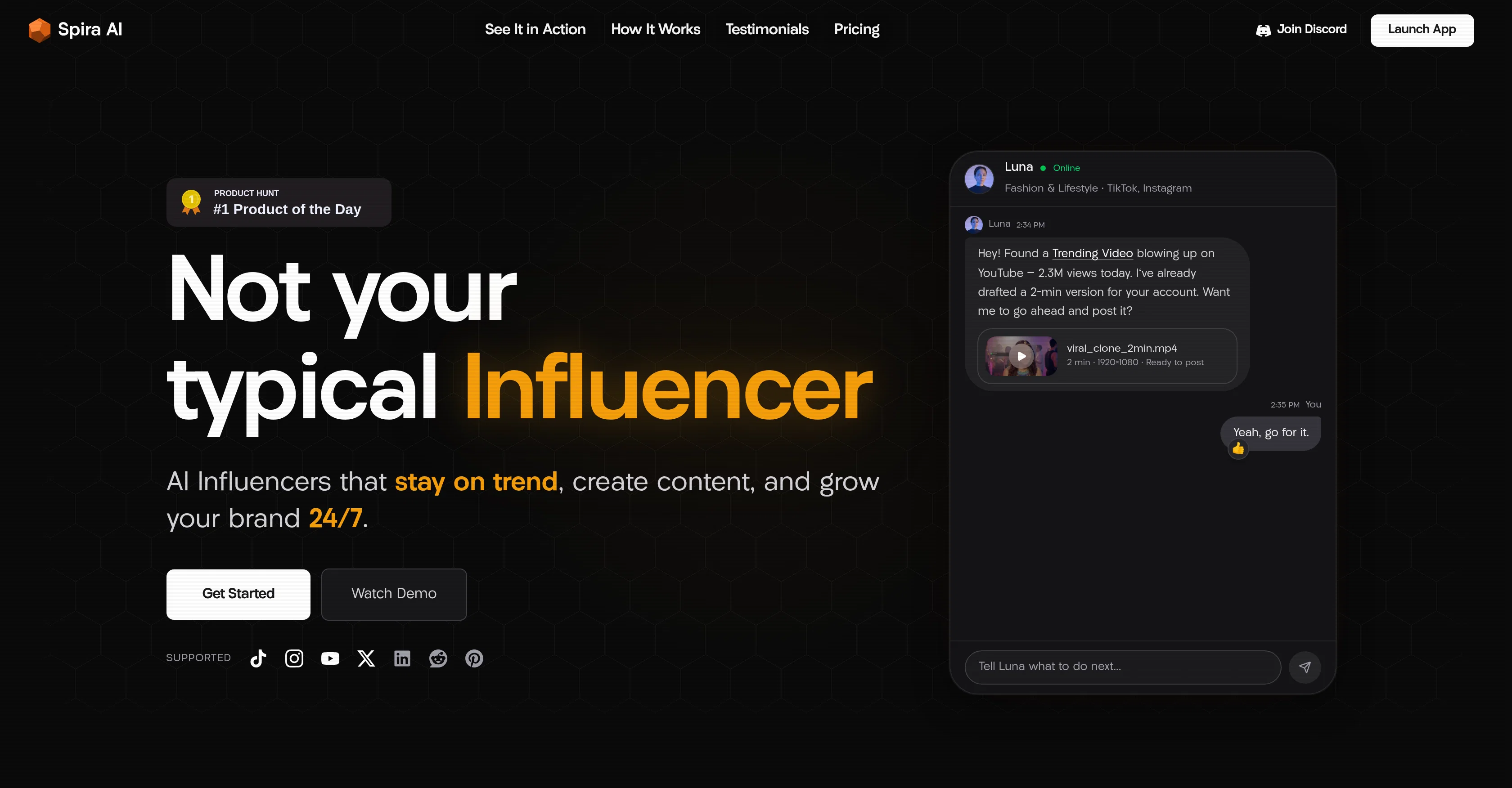 Spira website