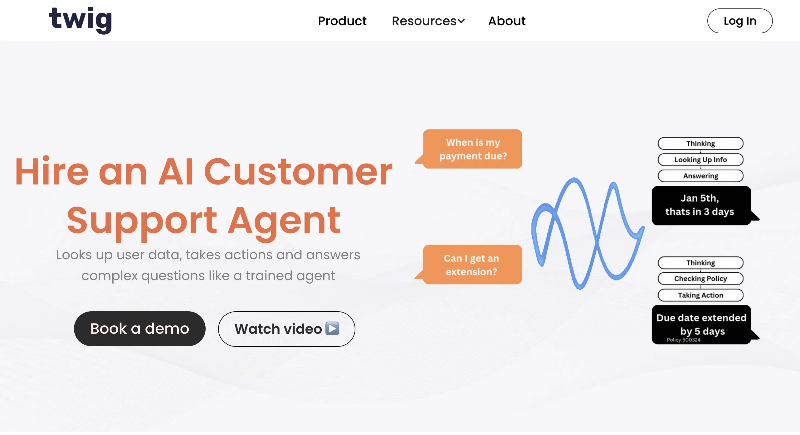 Twig AI website