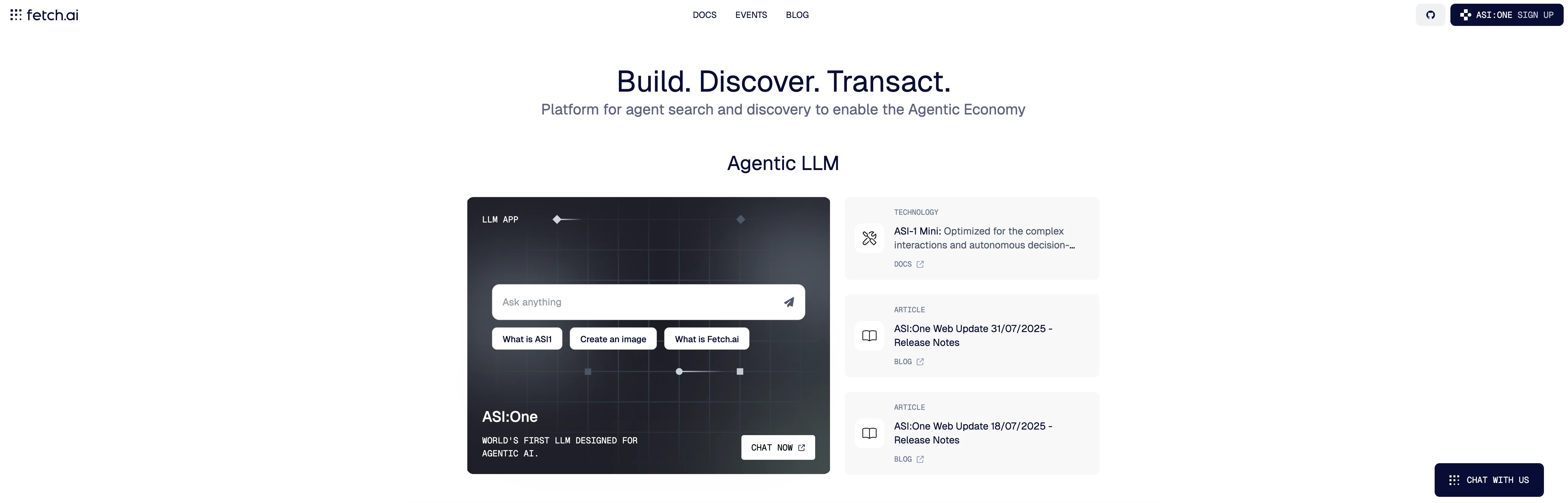 Fetch AI website