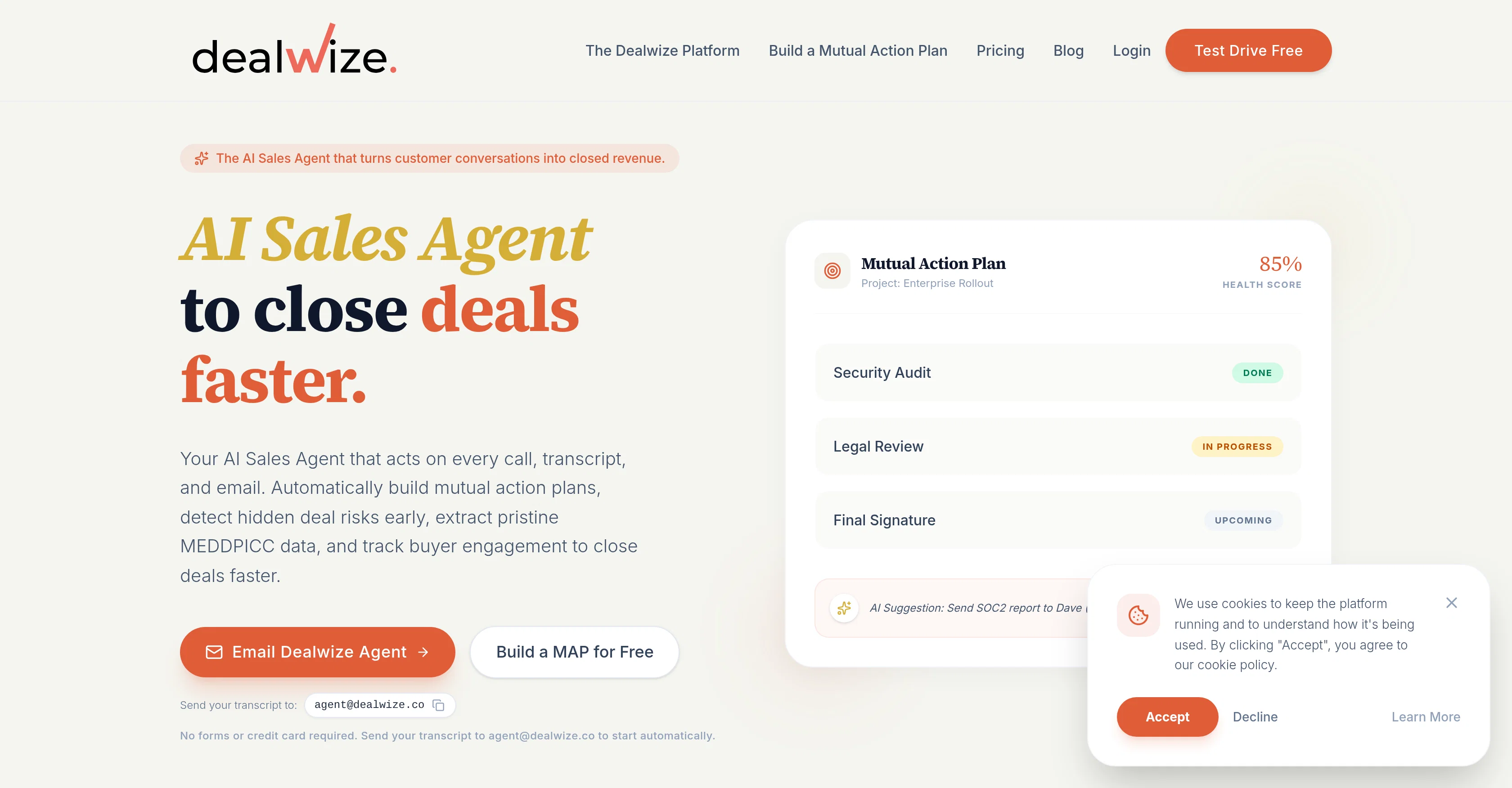 Dealwize website