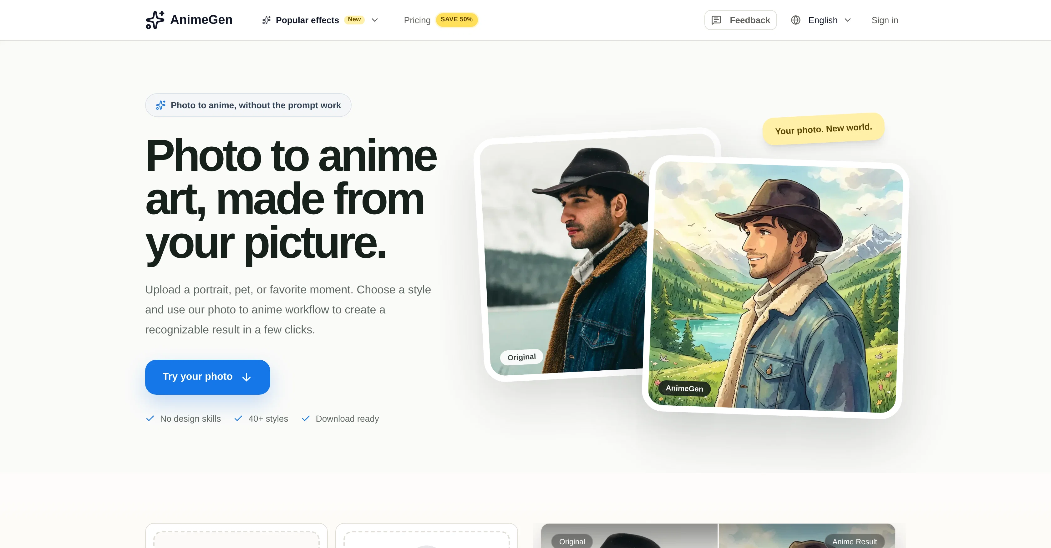 AnimeGen website
