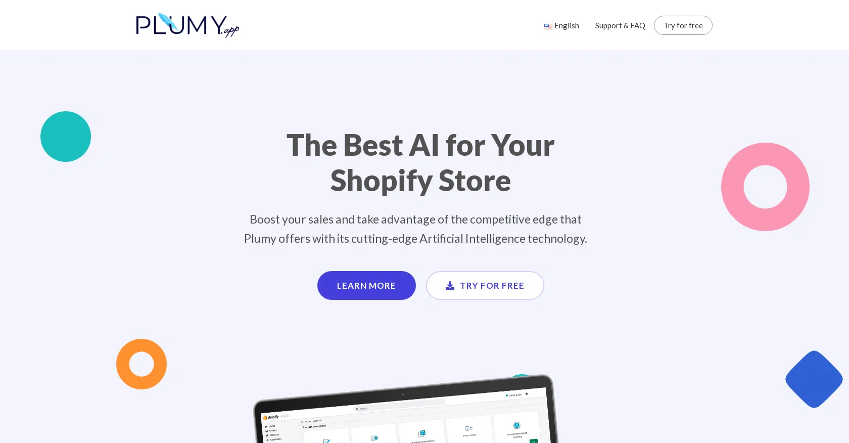 Plumy website