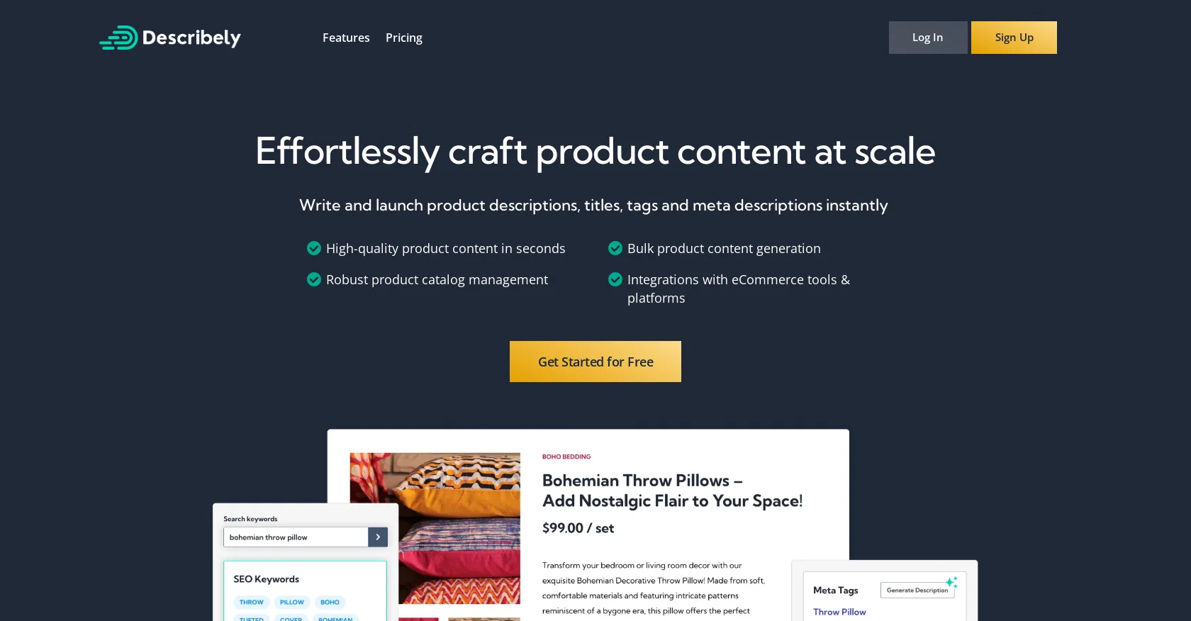 Describely website