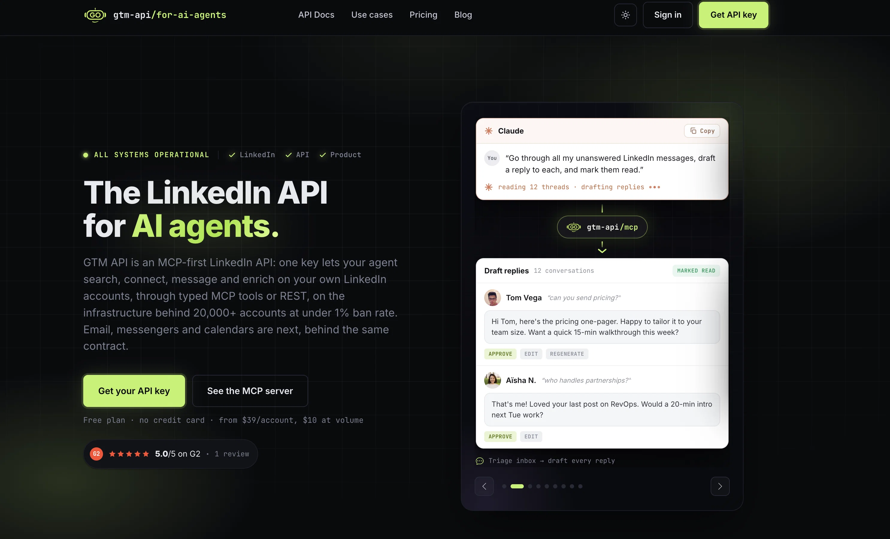 gtm-api website