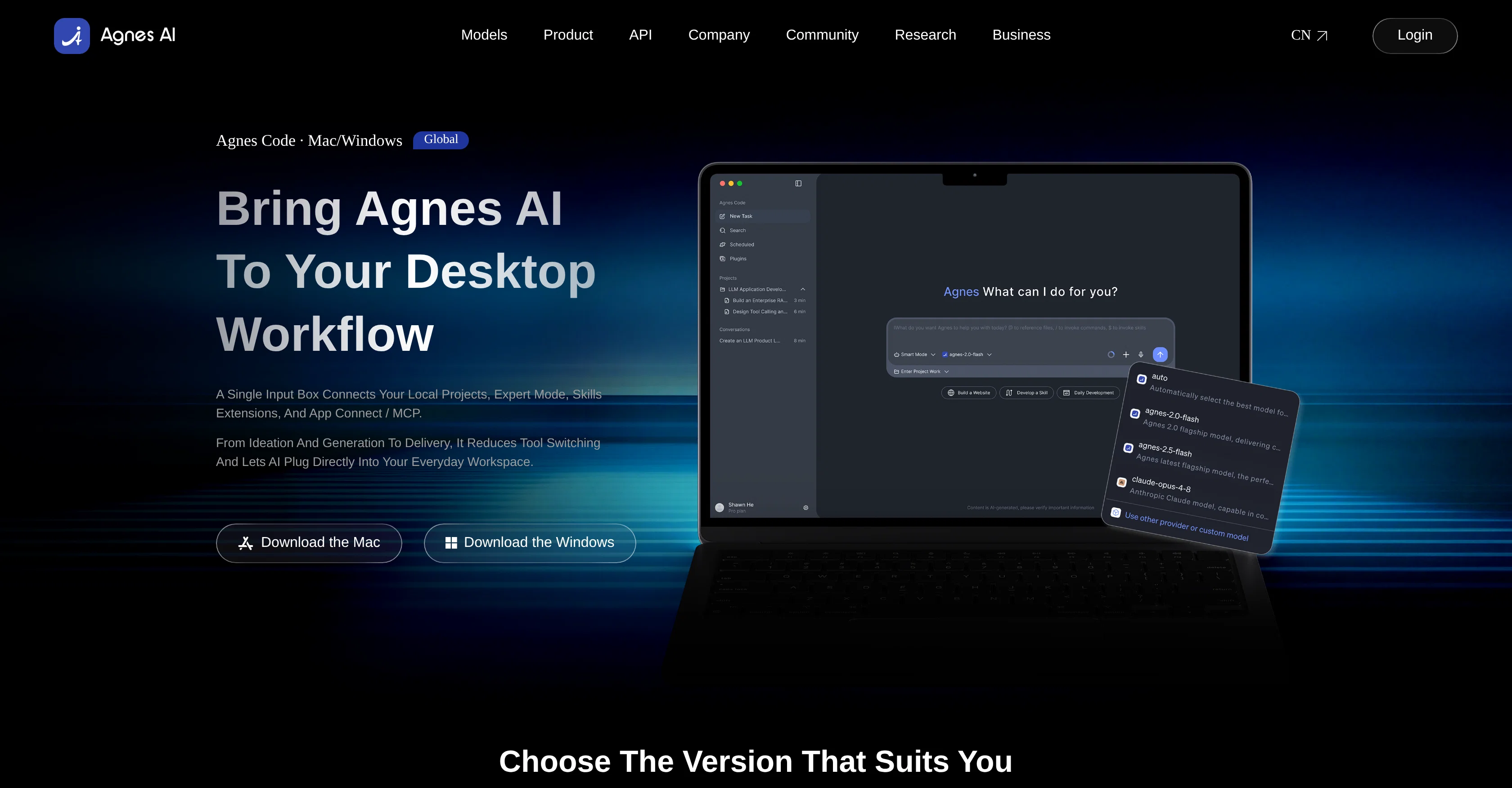 Agnescode | Agnes AI website