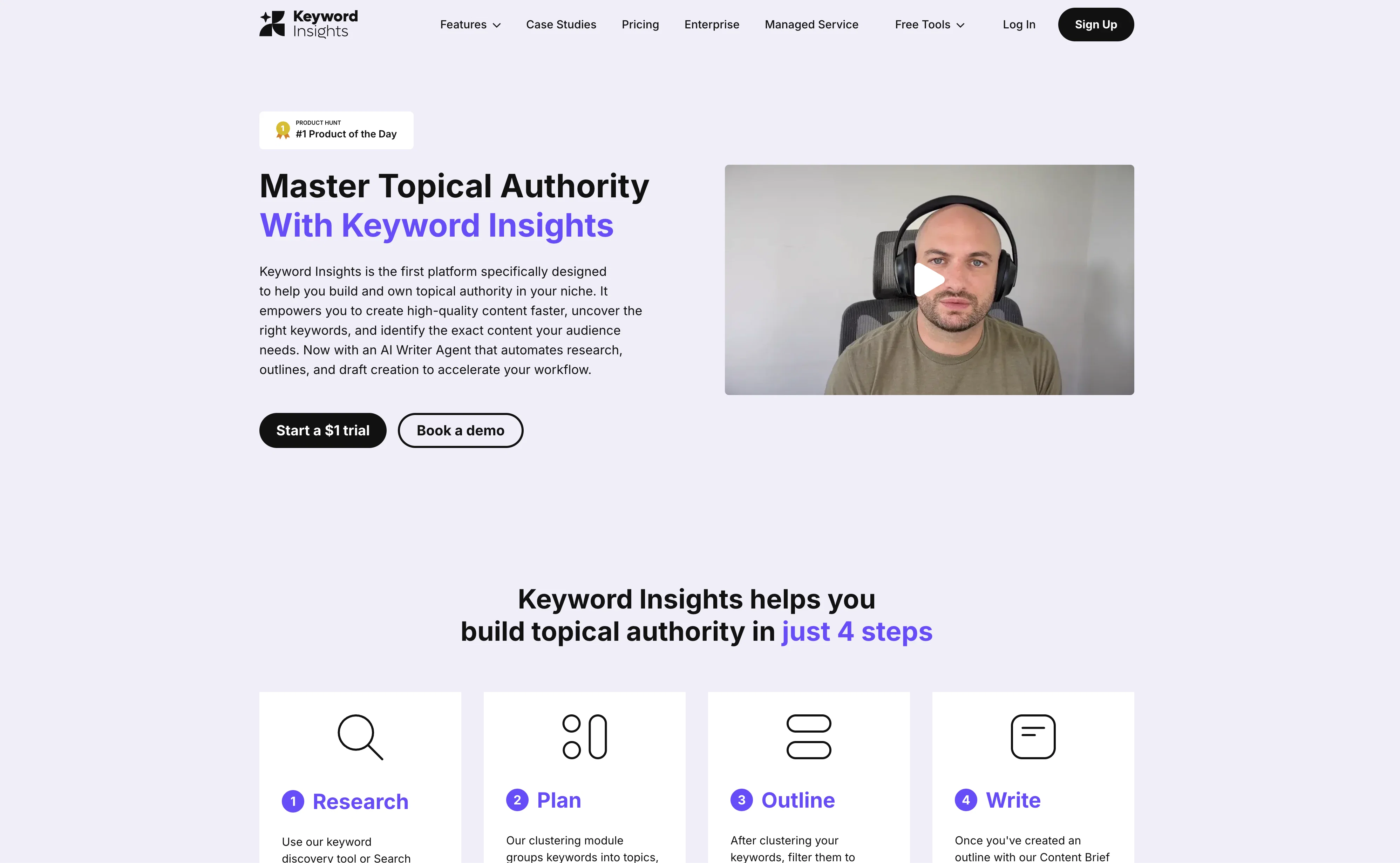 Keyword Insights website
