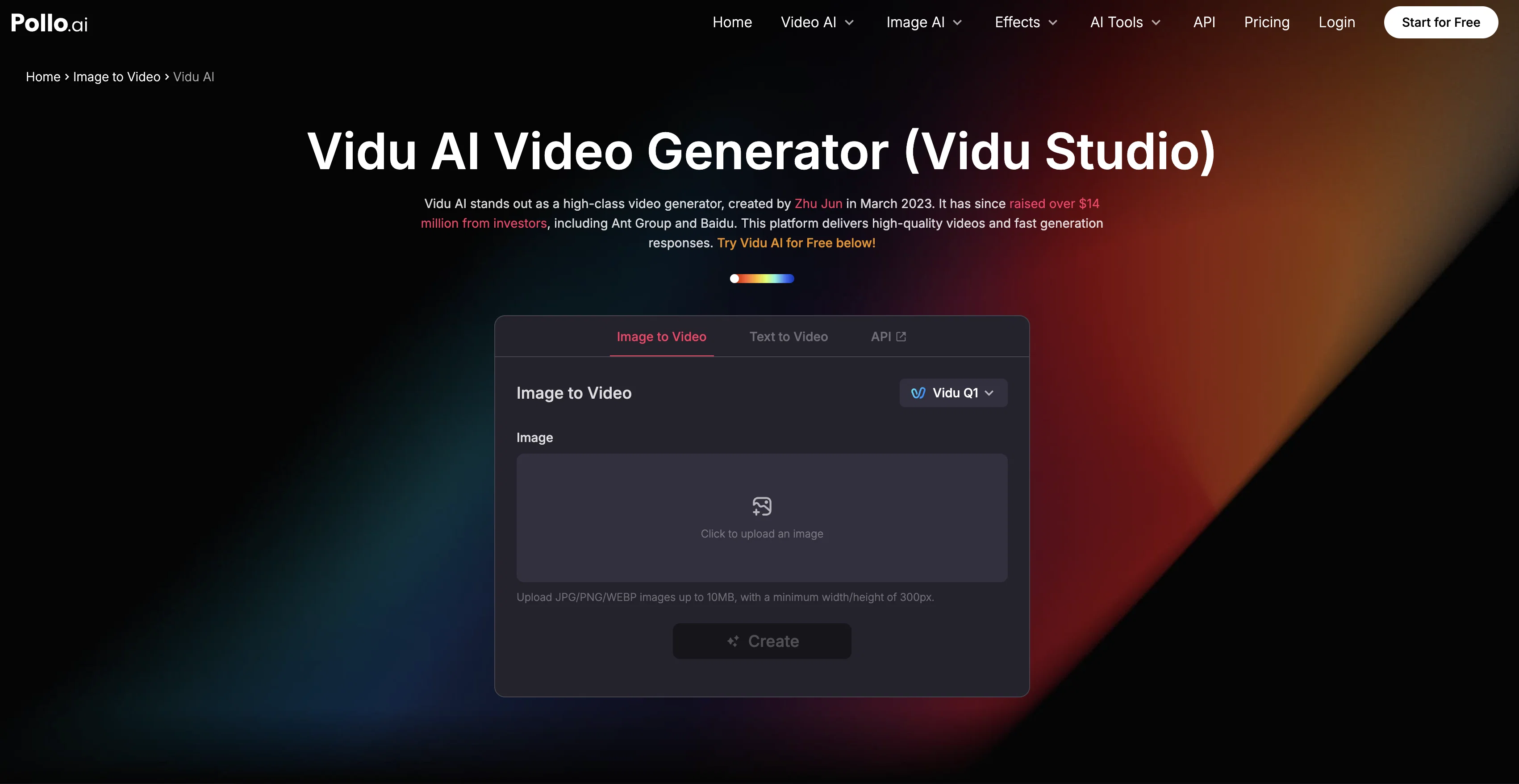 Pollo AI | Video Generator website