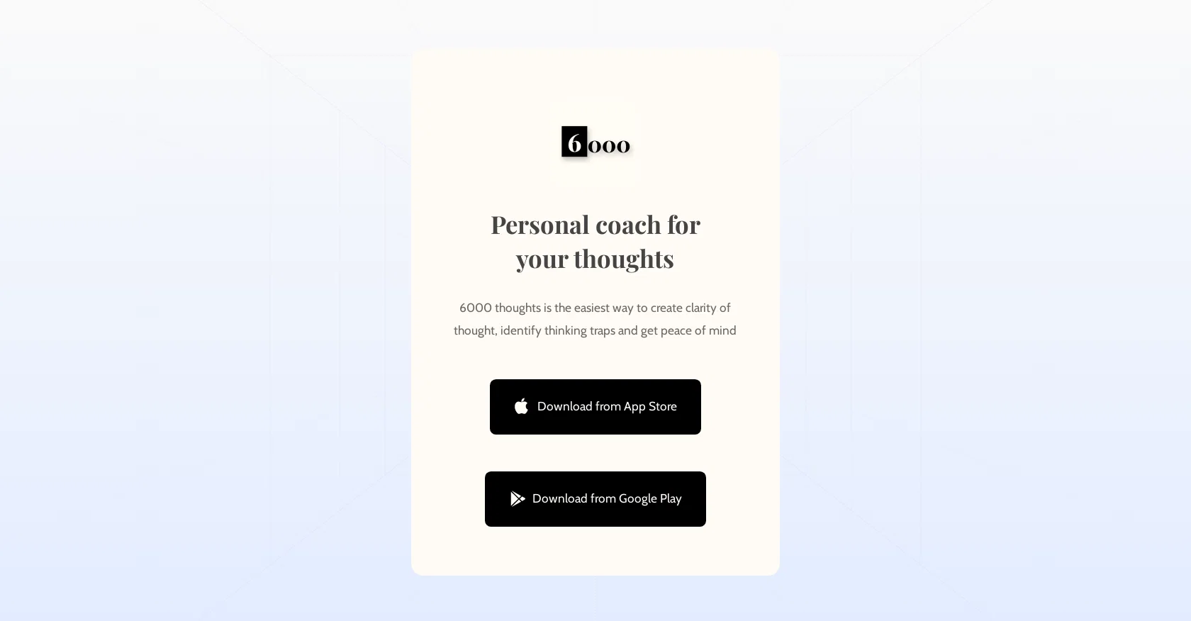 6000 thoughts website