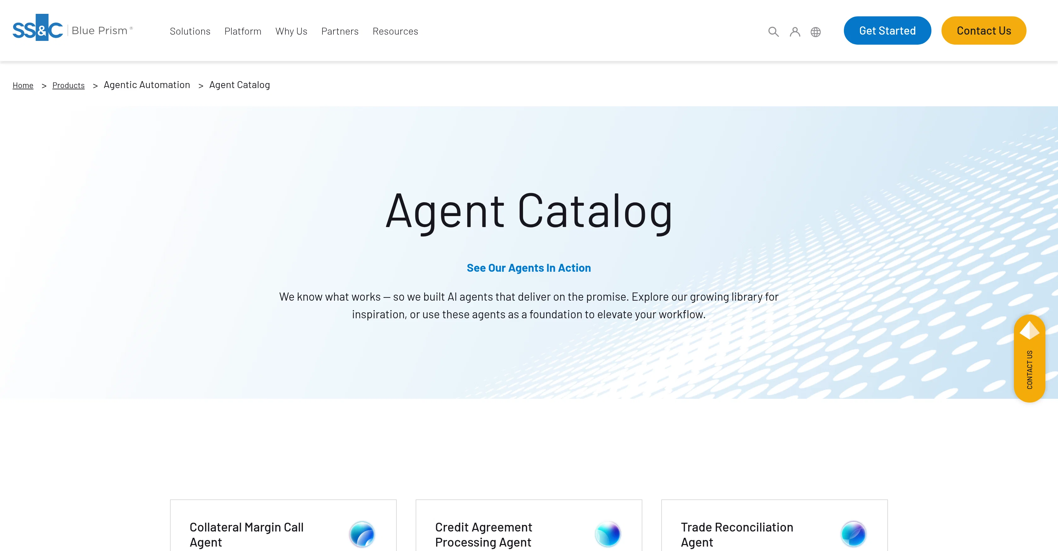 SS&C Blue Prism website