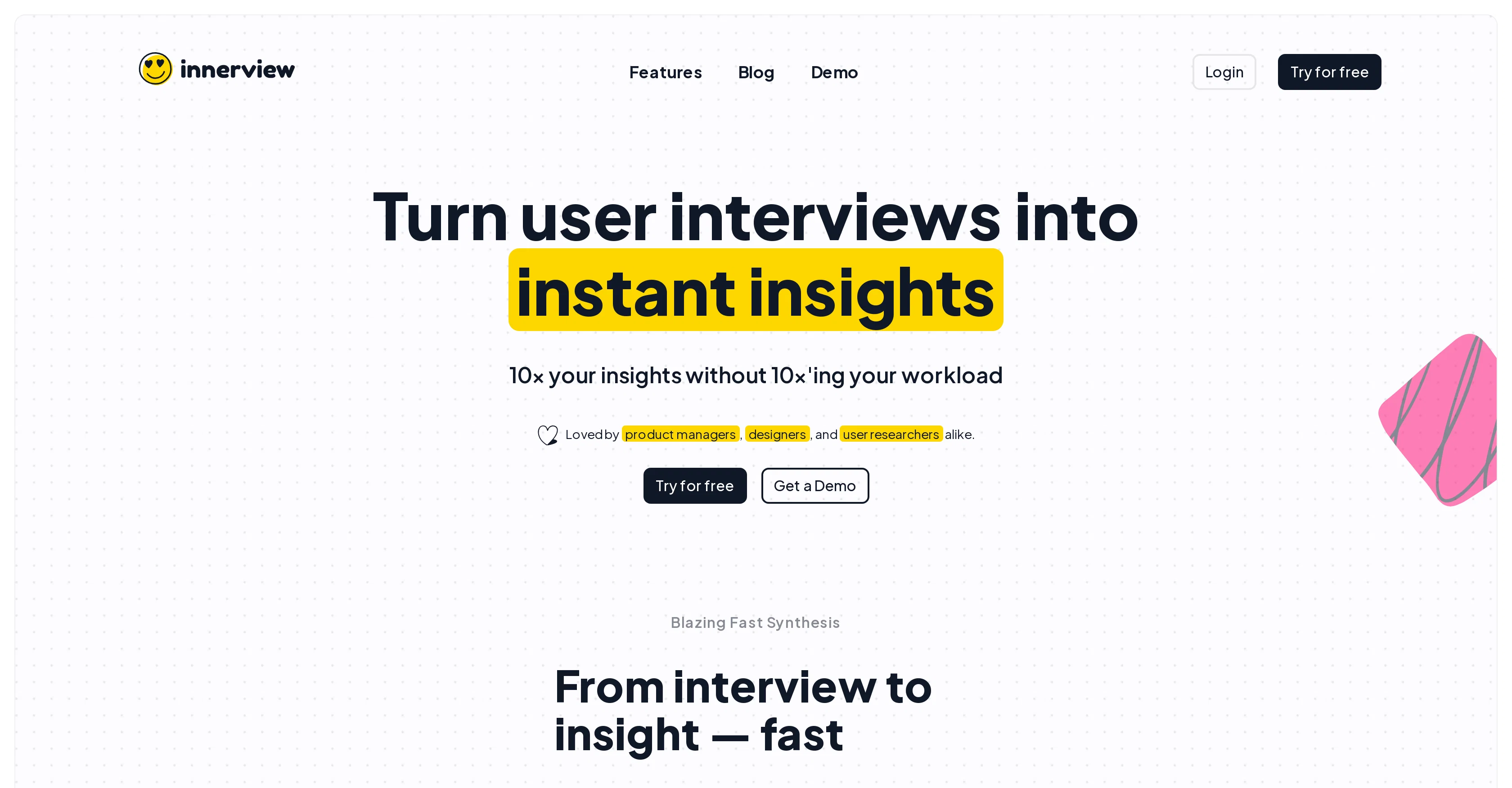 Innerview website