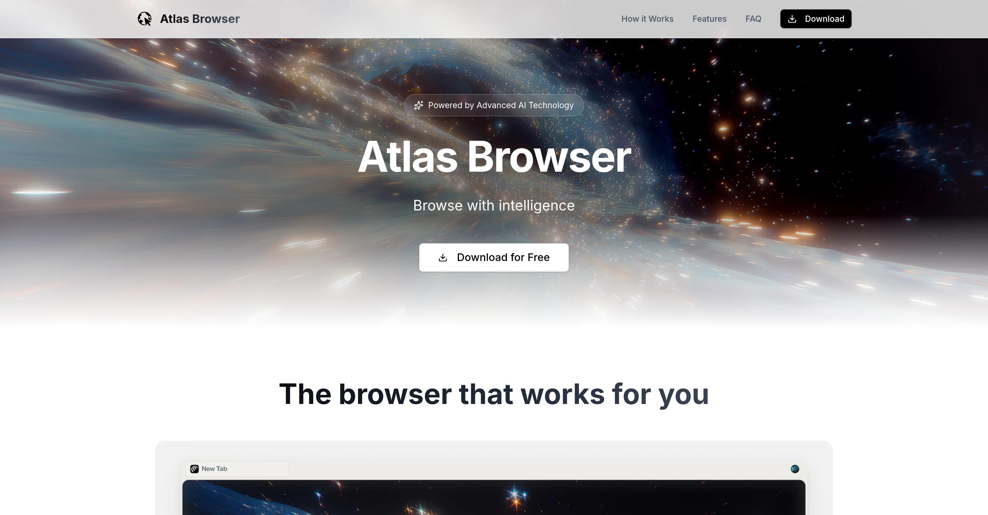 Atlas Browser website