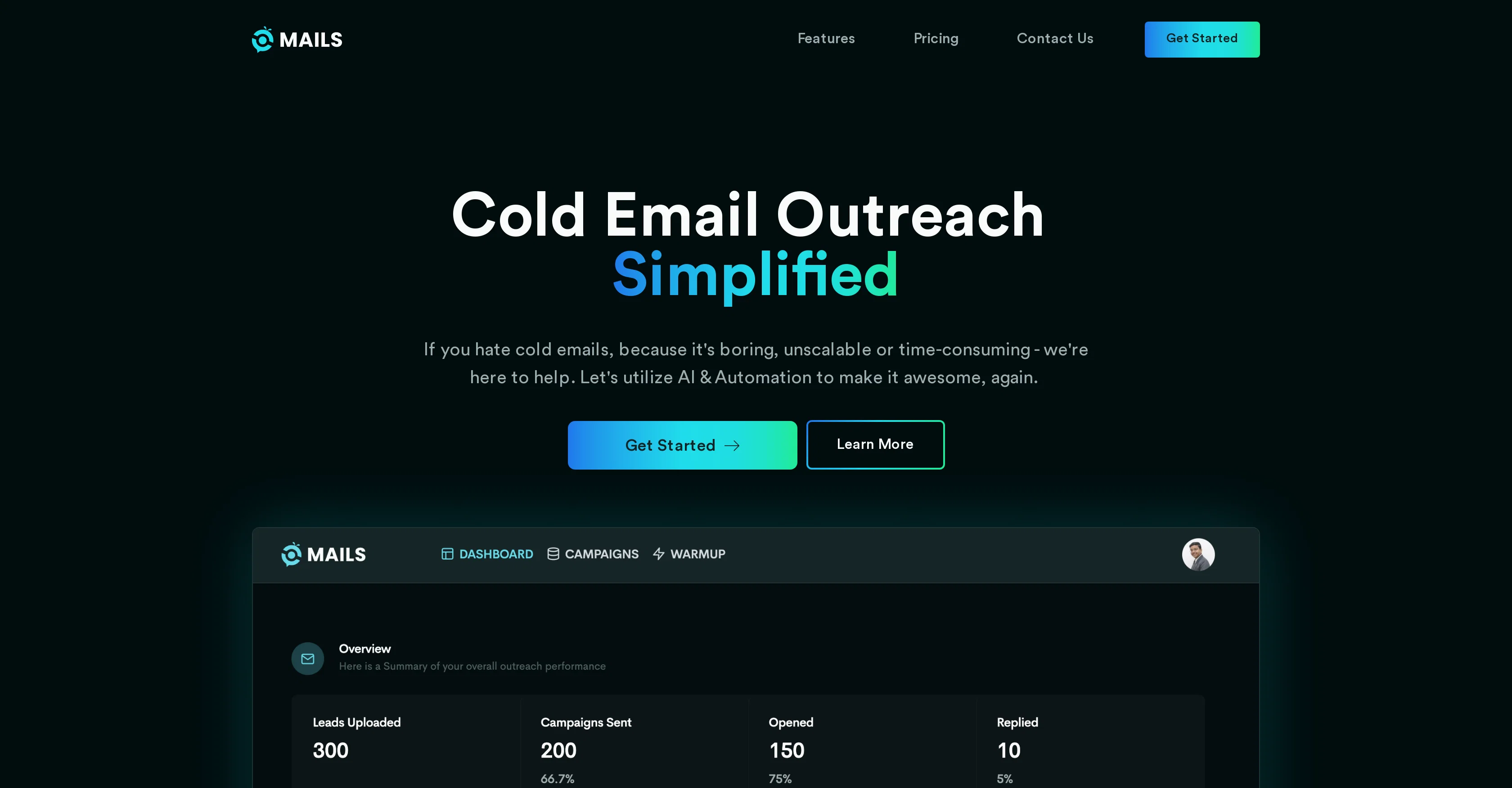 GetMails website