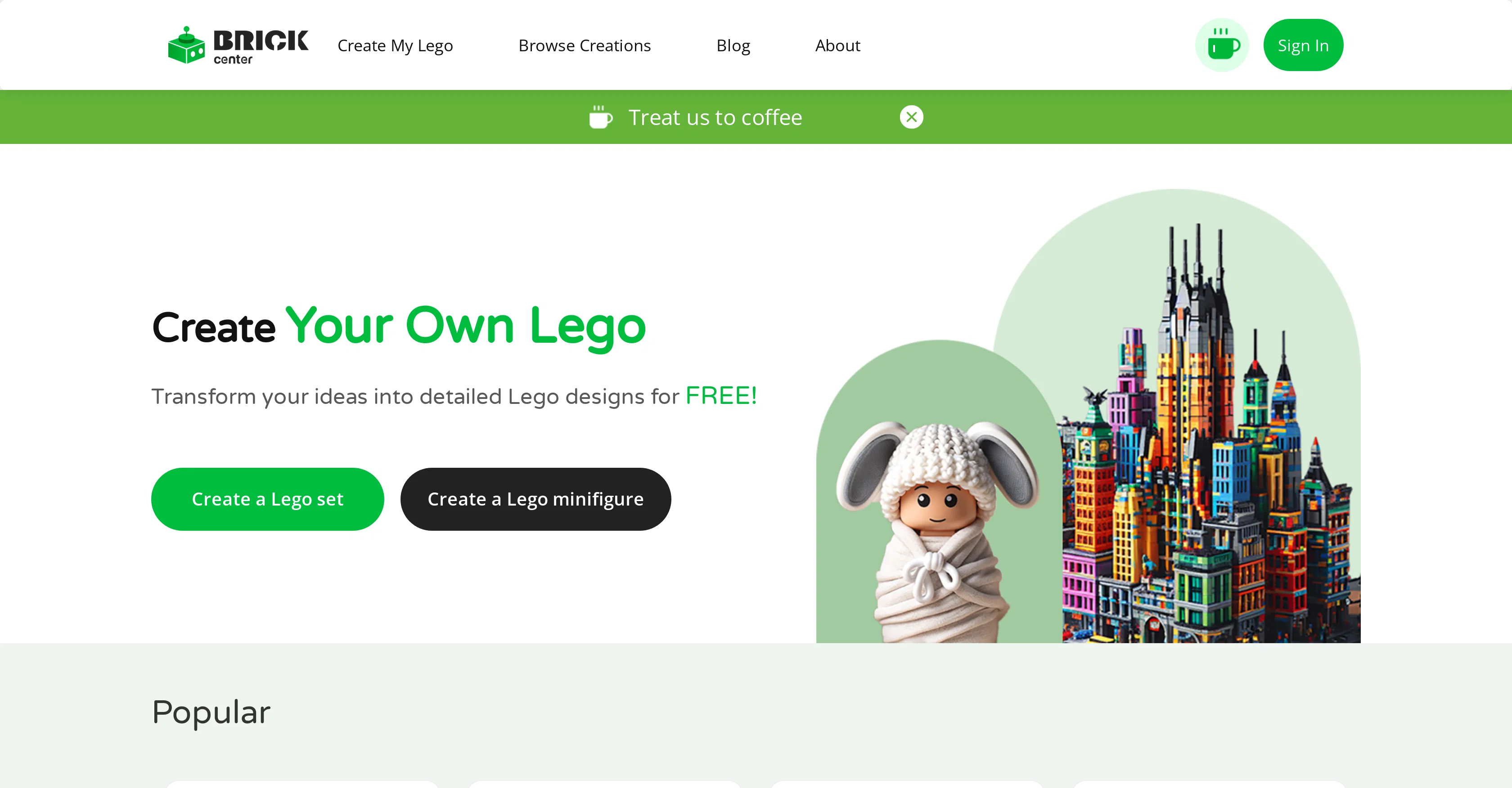BrickCenter website