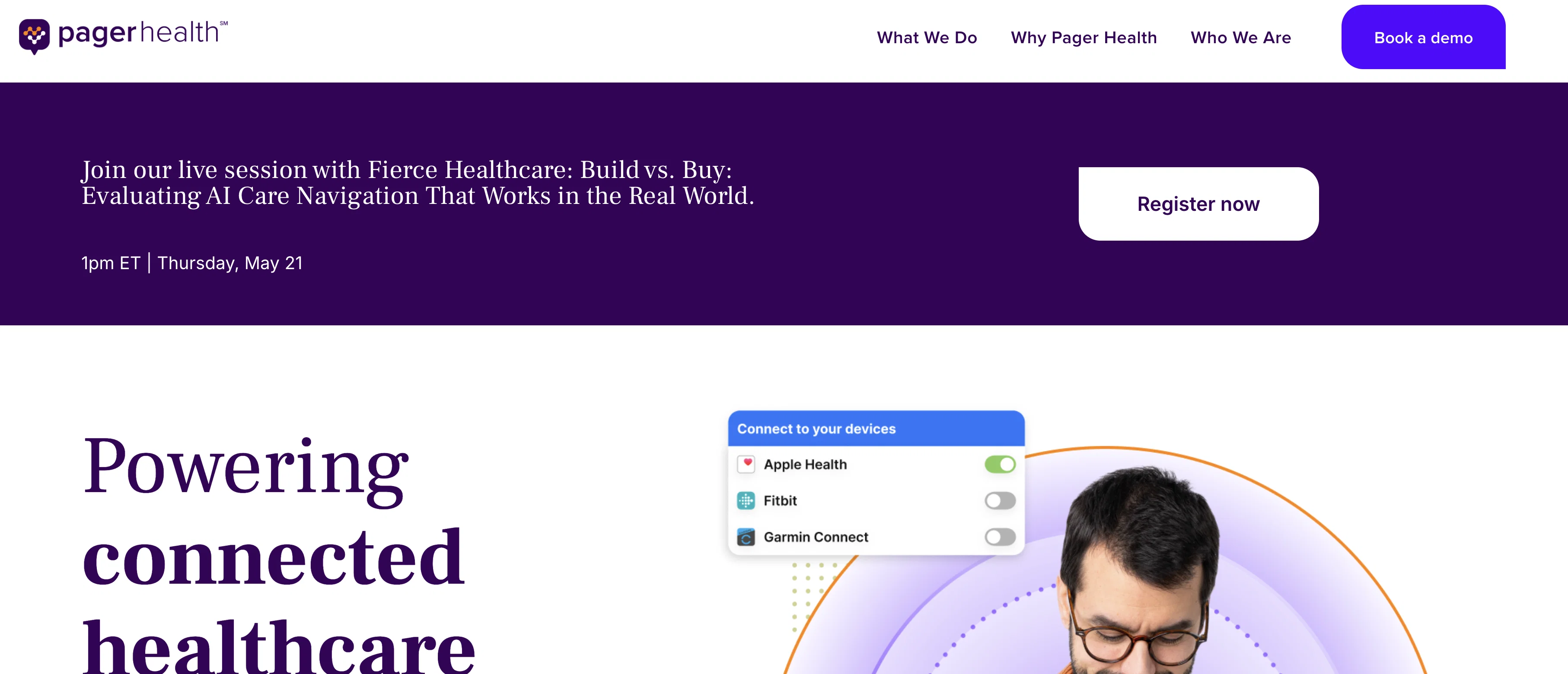 Pager Health website