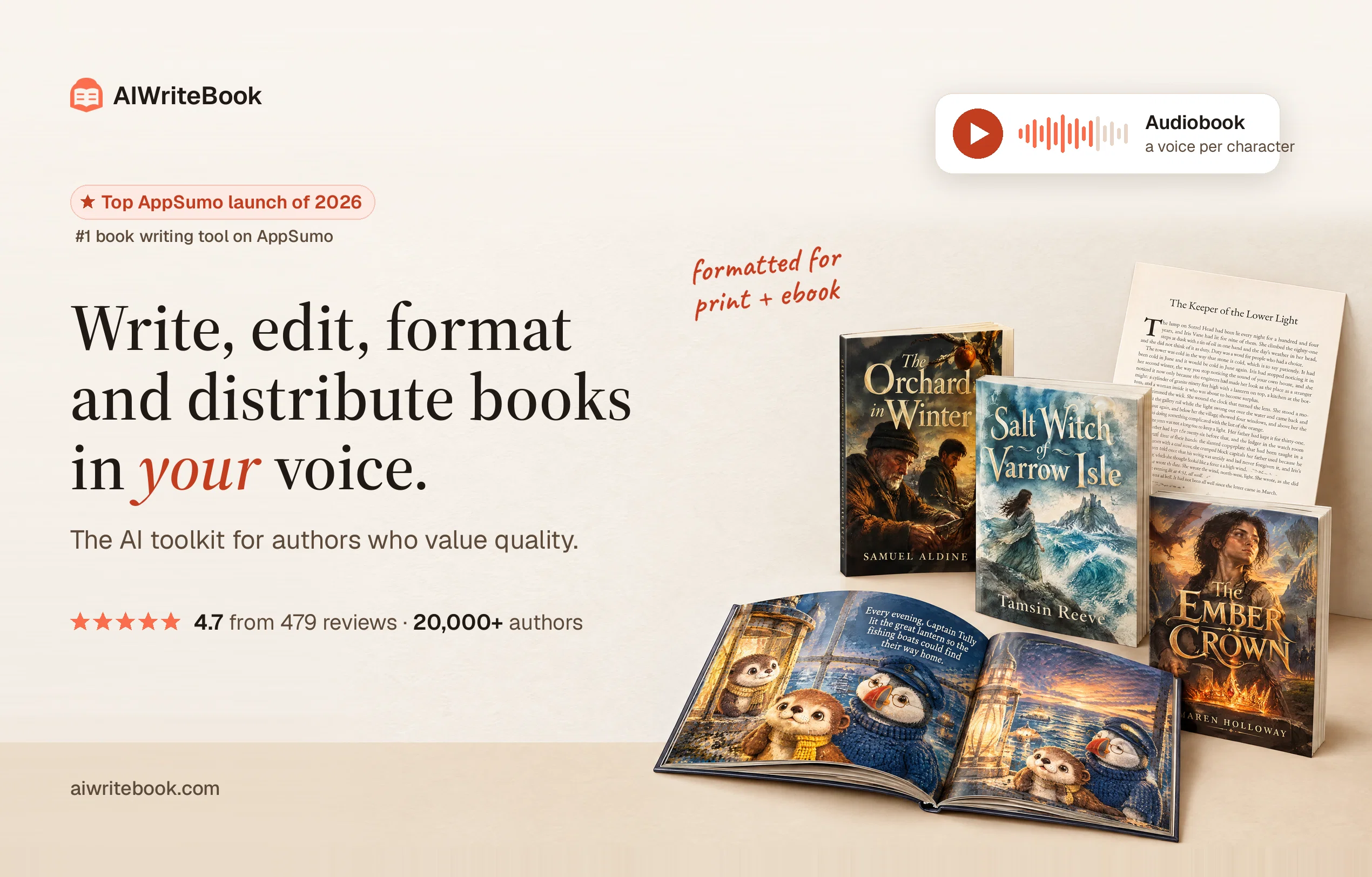 AIWriteBook website