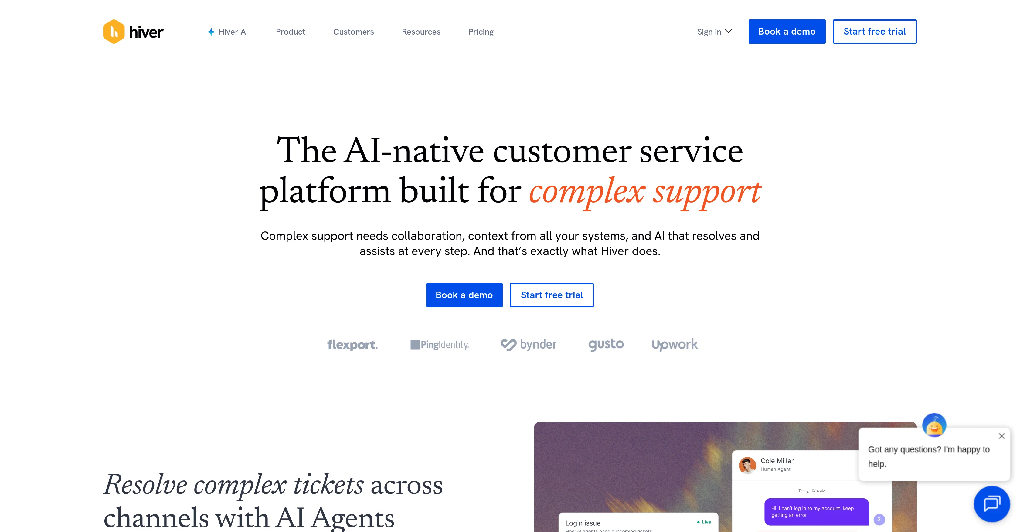 Hiver website