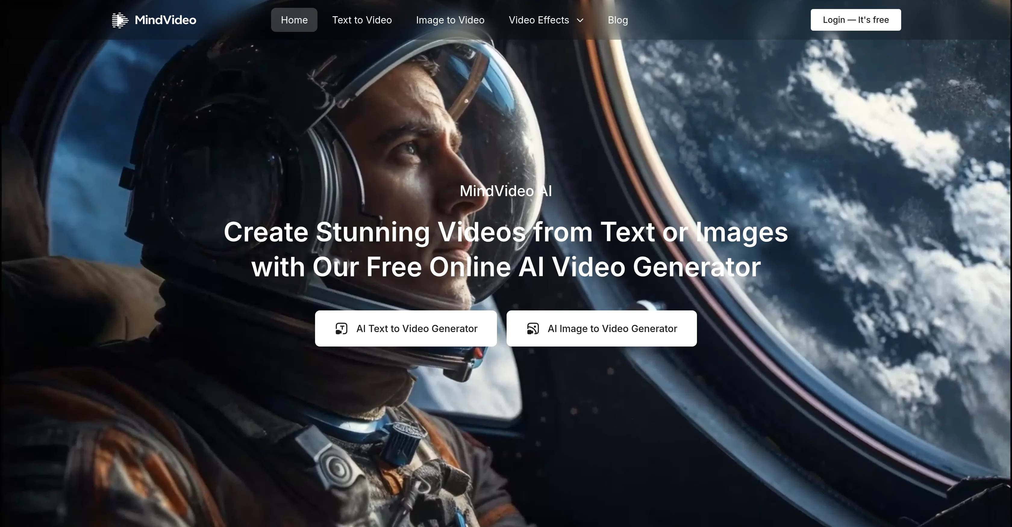 MindVideo website
