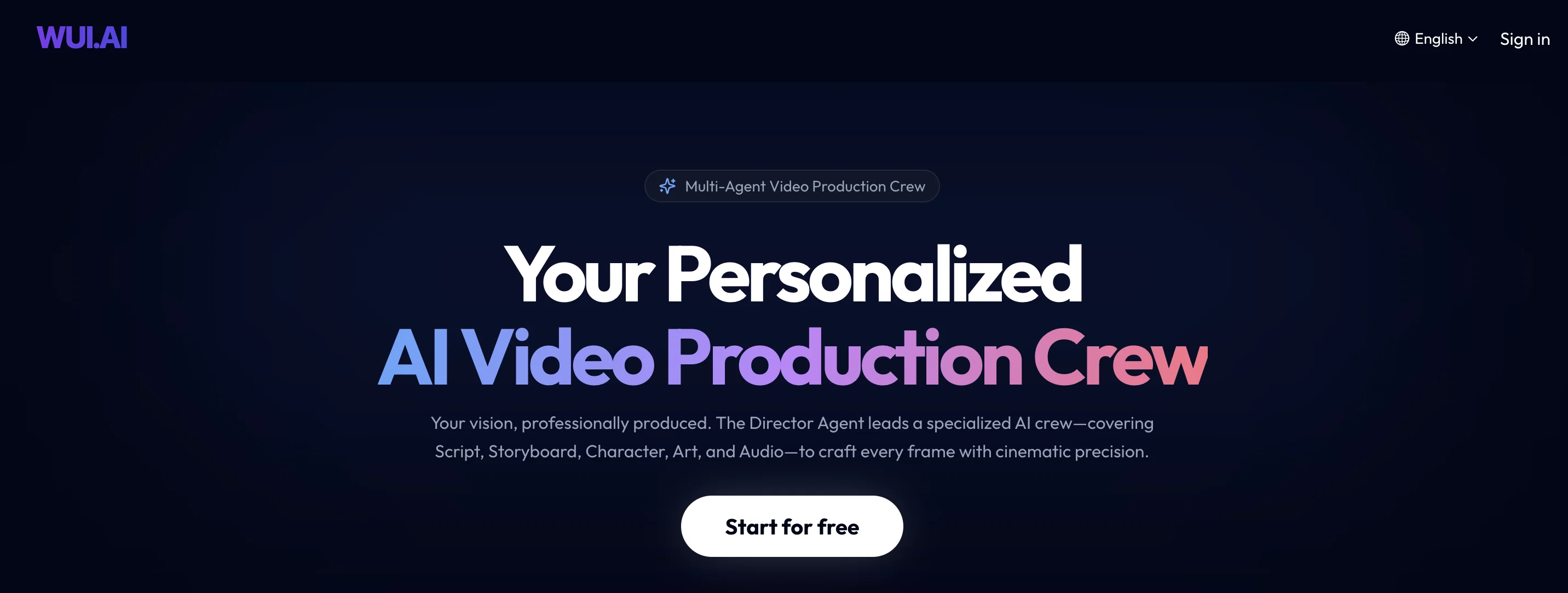 WUI.AI website