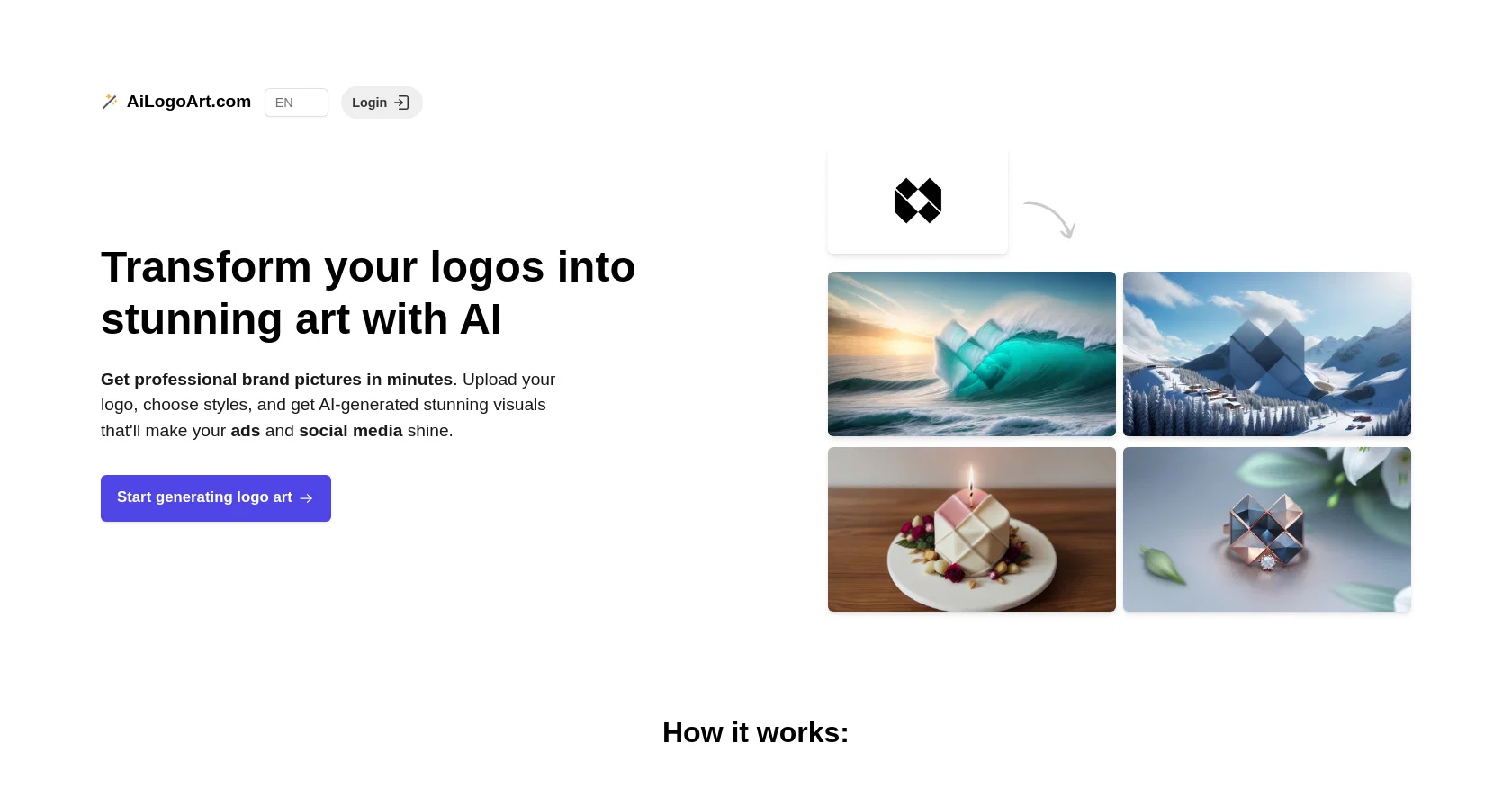 AILogoArt website