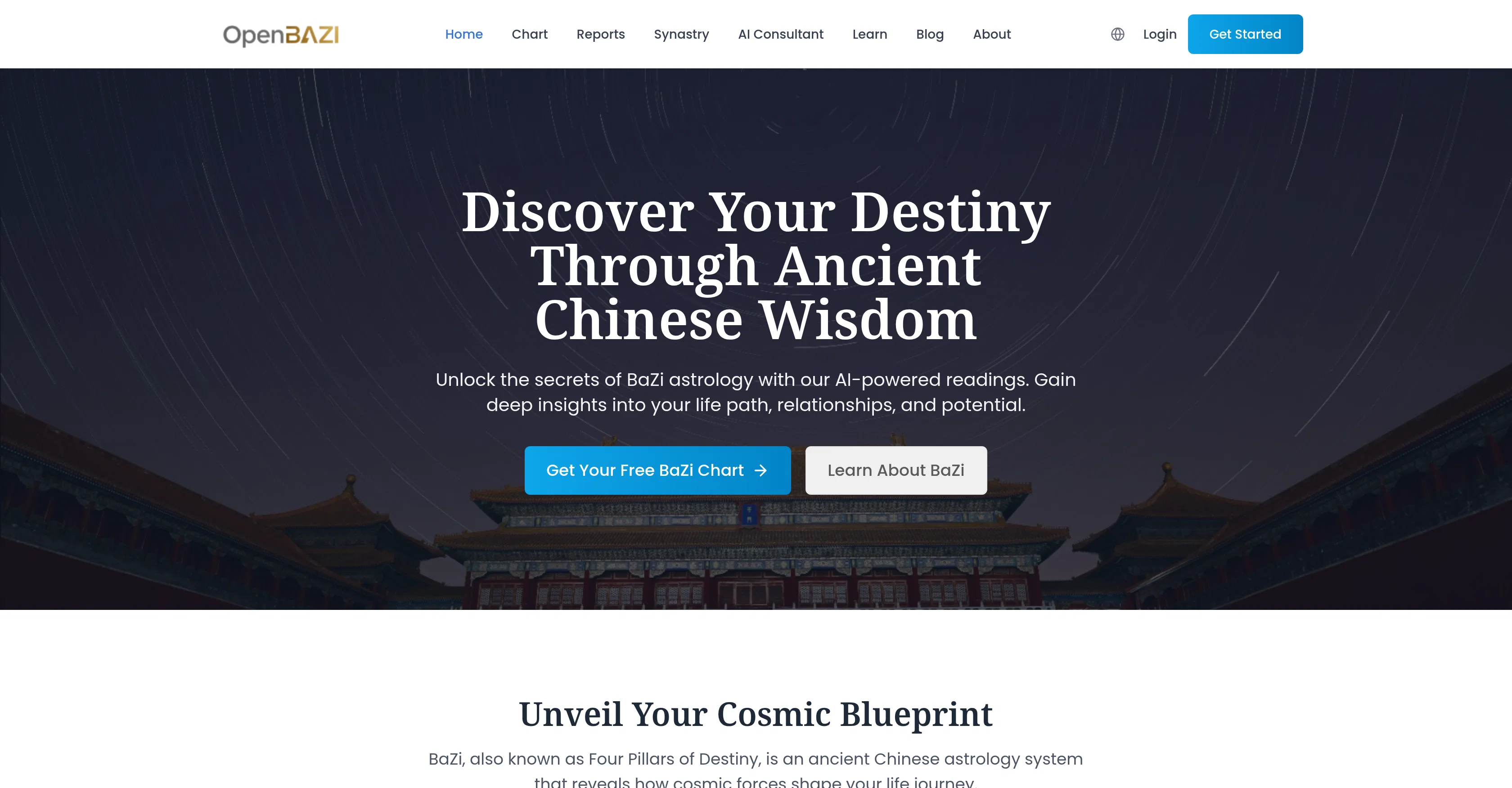 OpenBAZI website