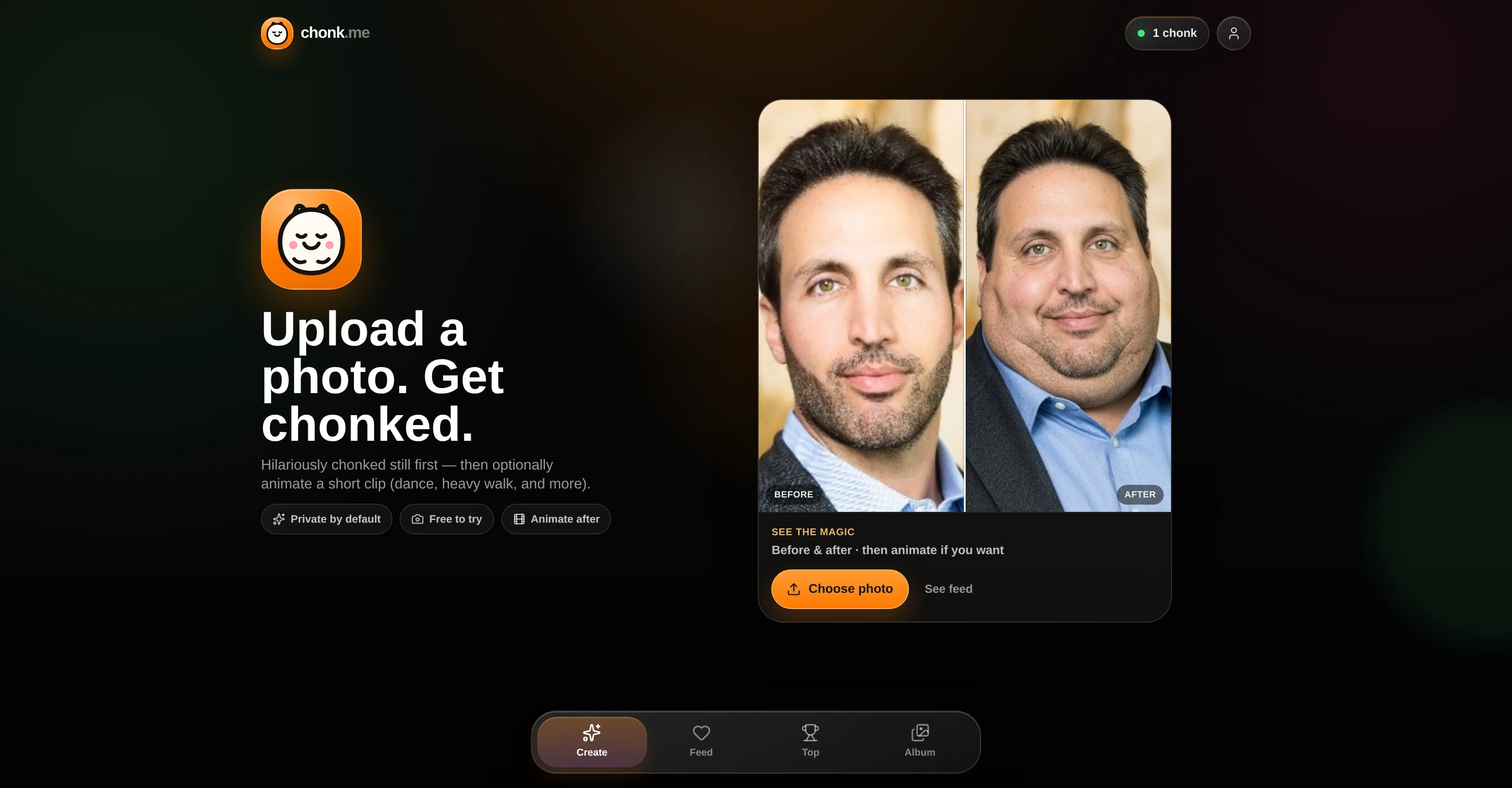 chonk.me website