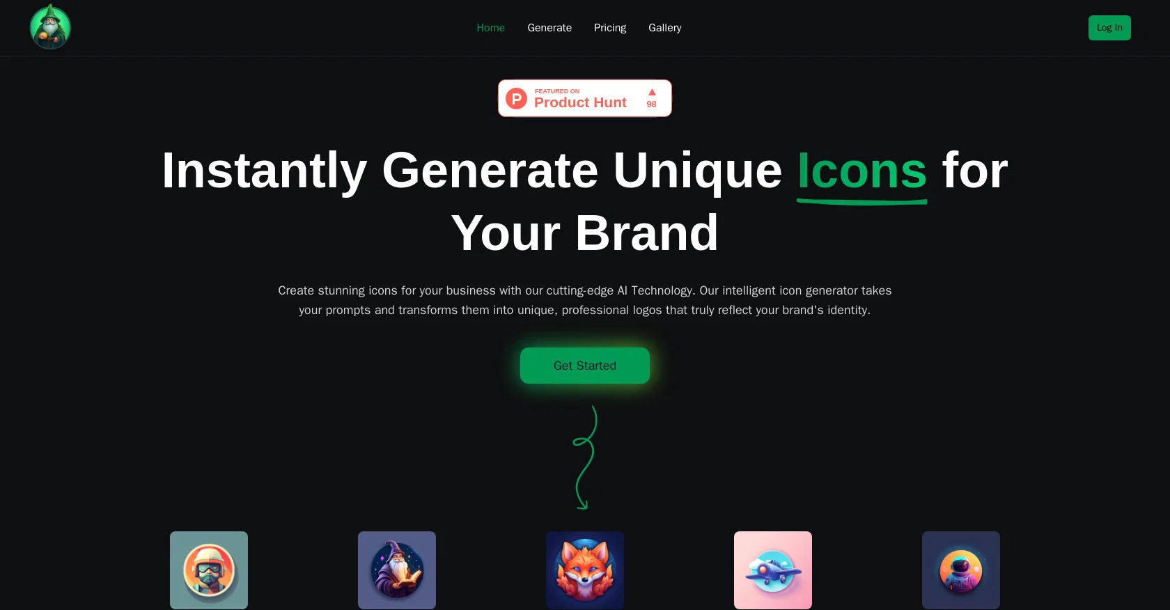 IconWizardAI website