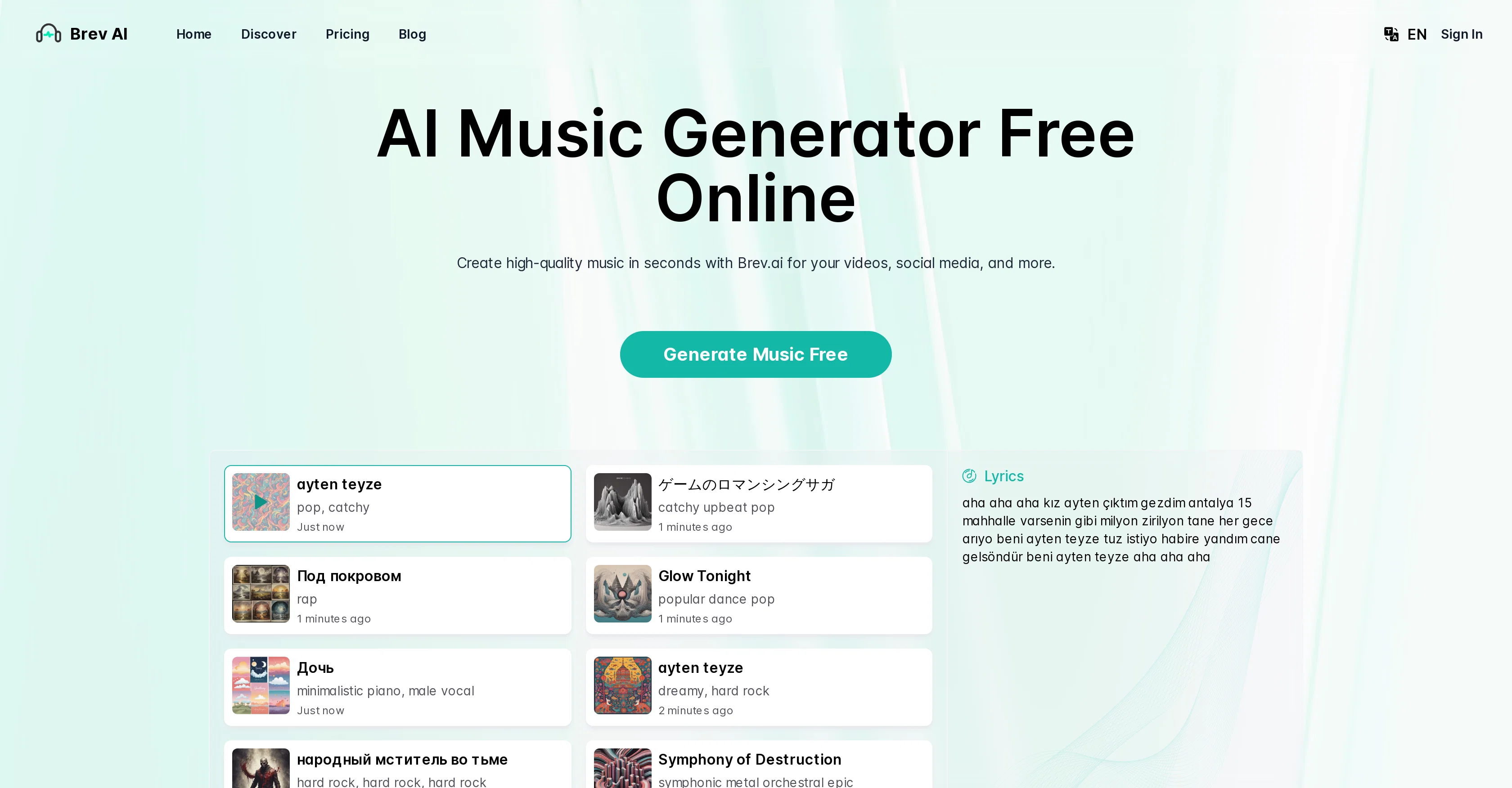 Brev AI website