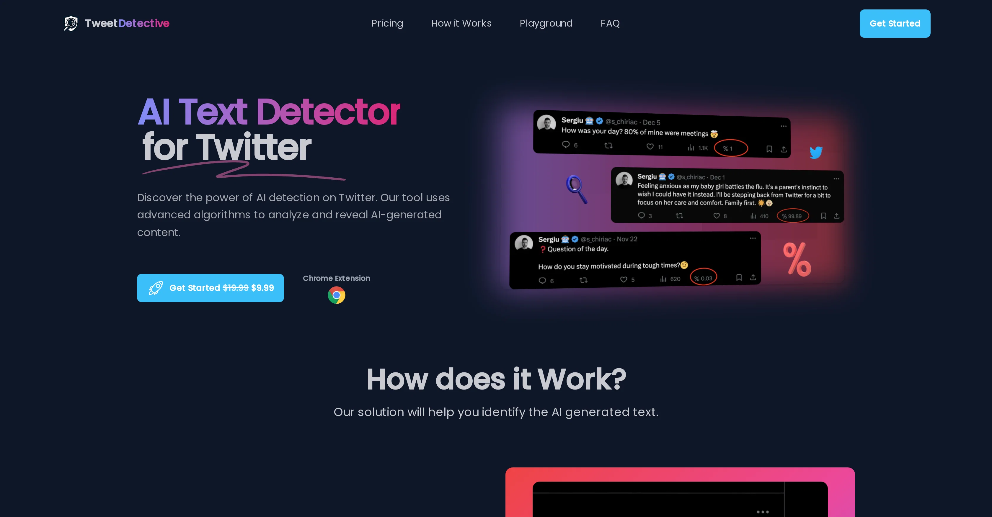 TweetDetective website