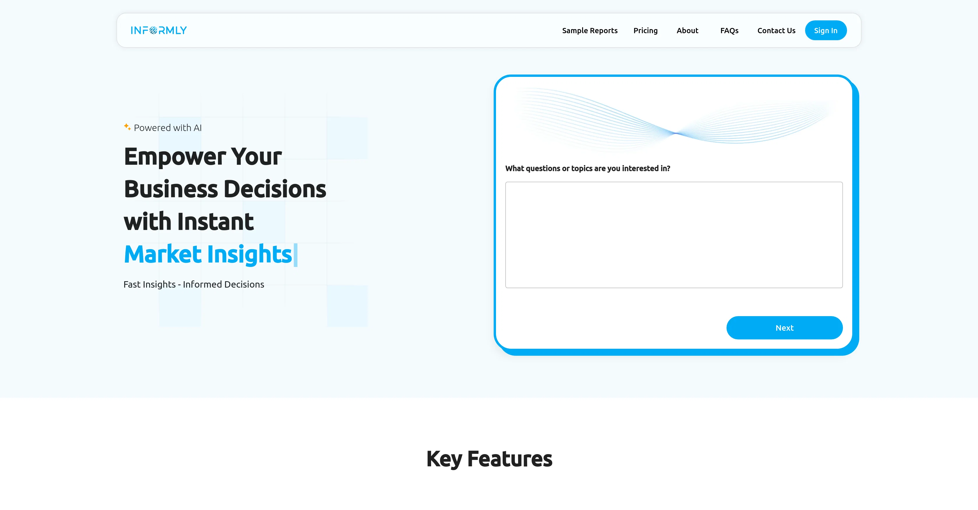 Informly website