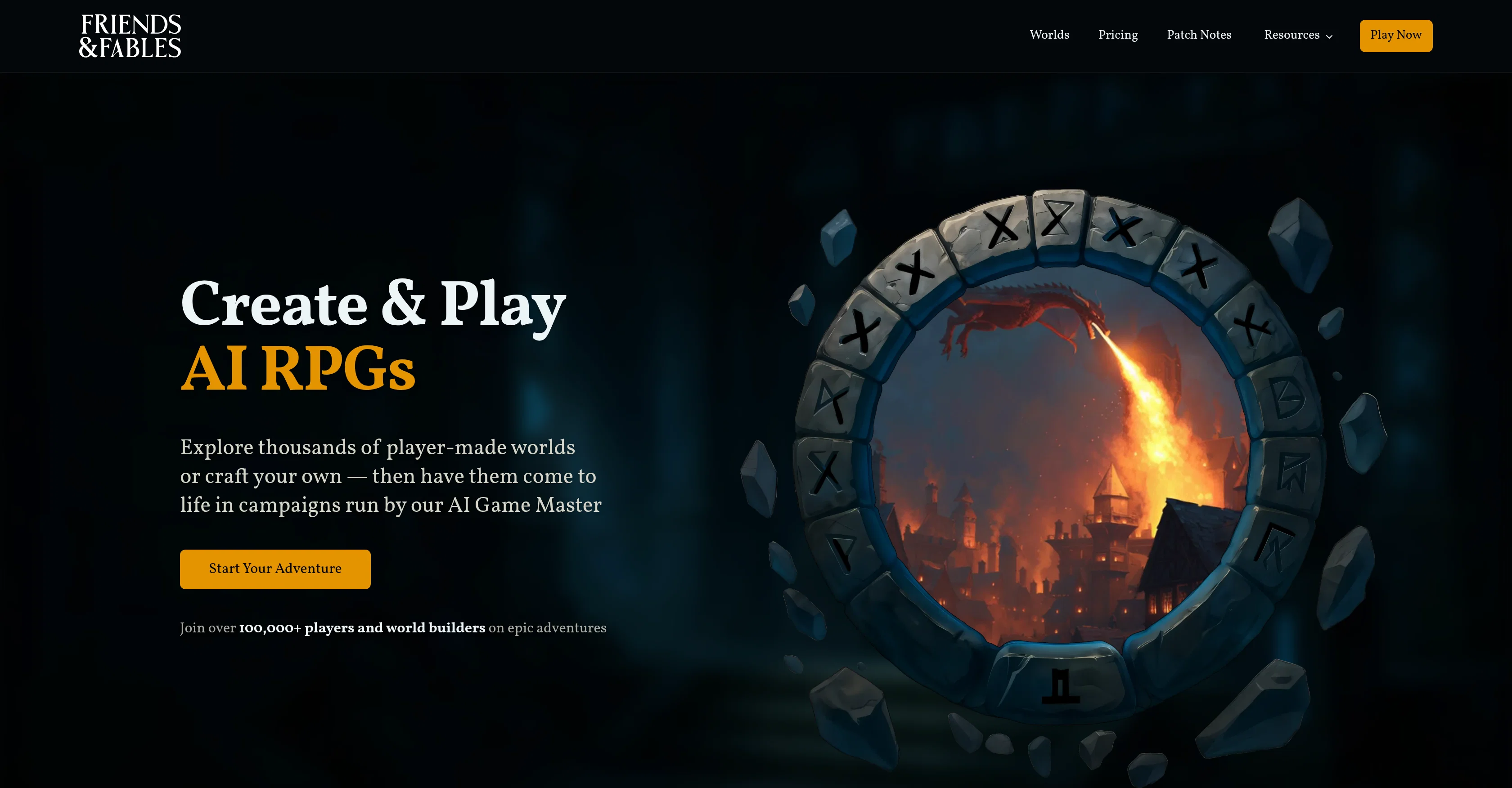 Fables.gg website