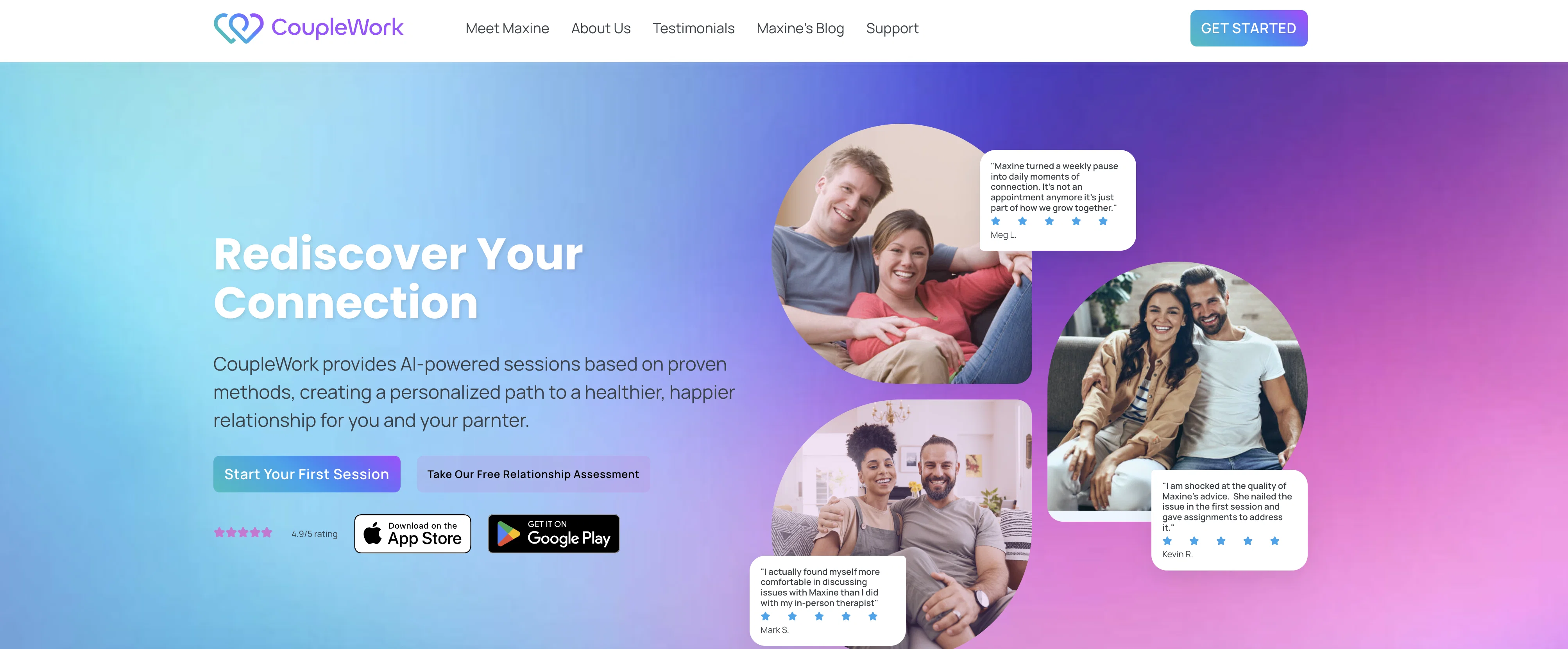 CoupleWork website