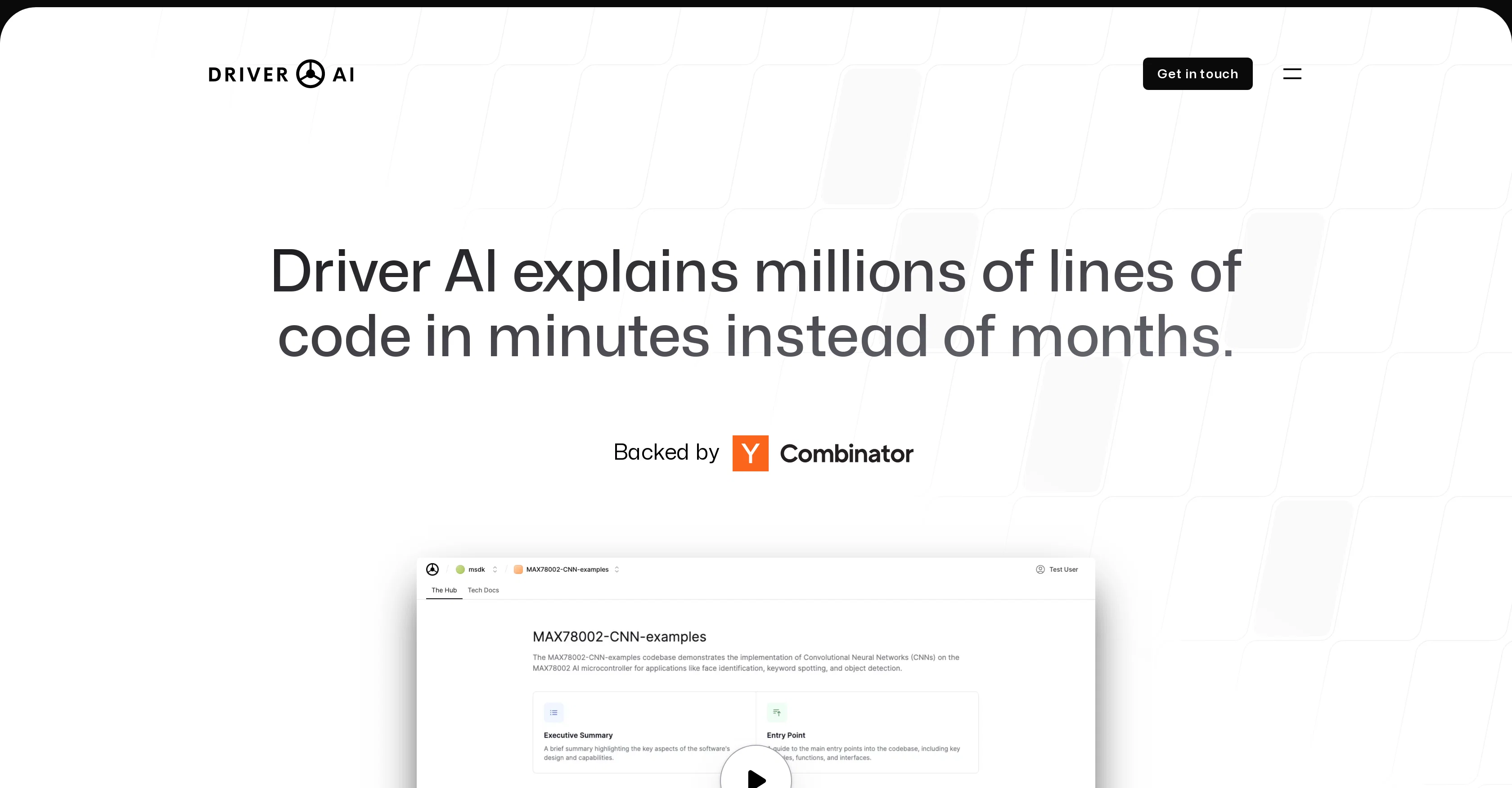 Driver AI website