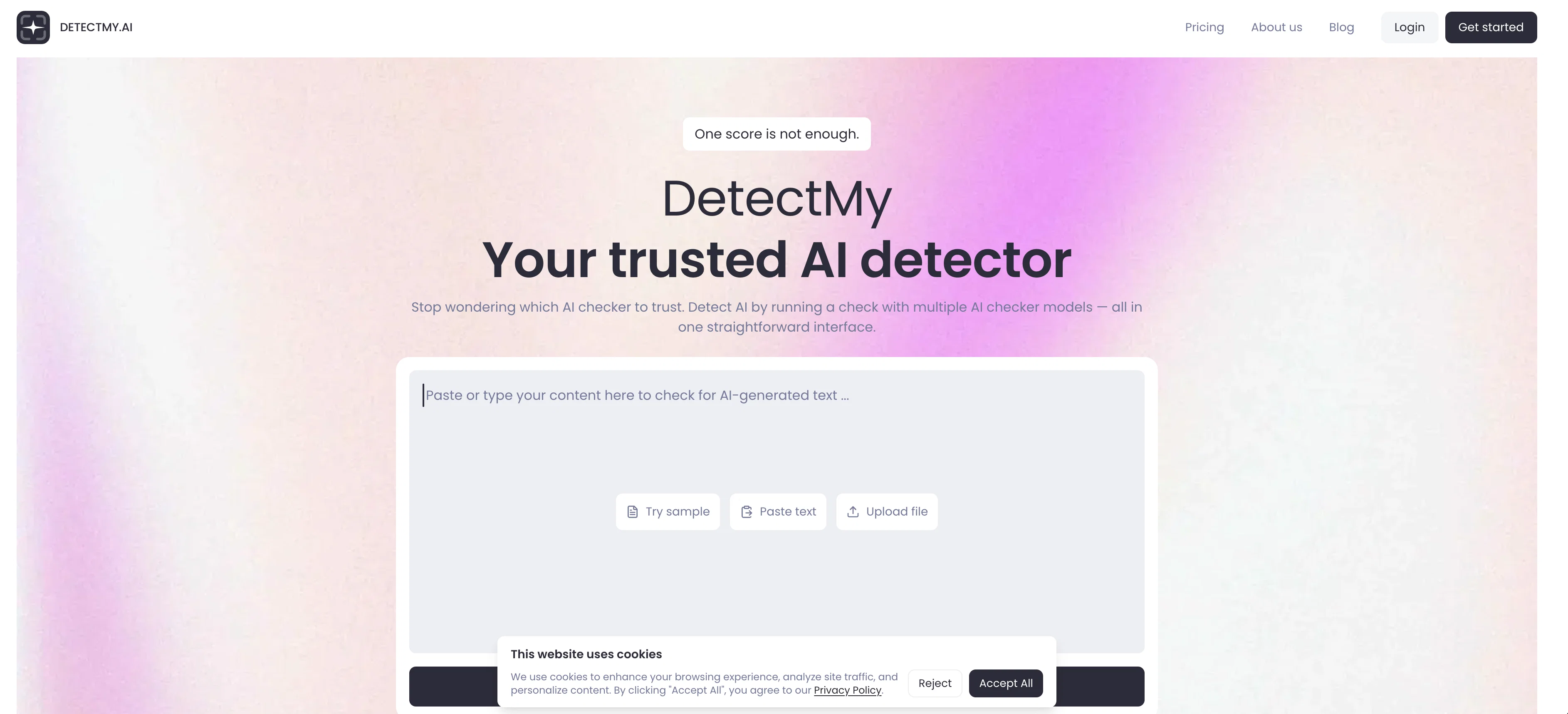 DetectMy.ai website