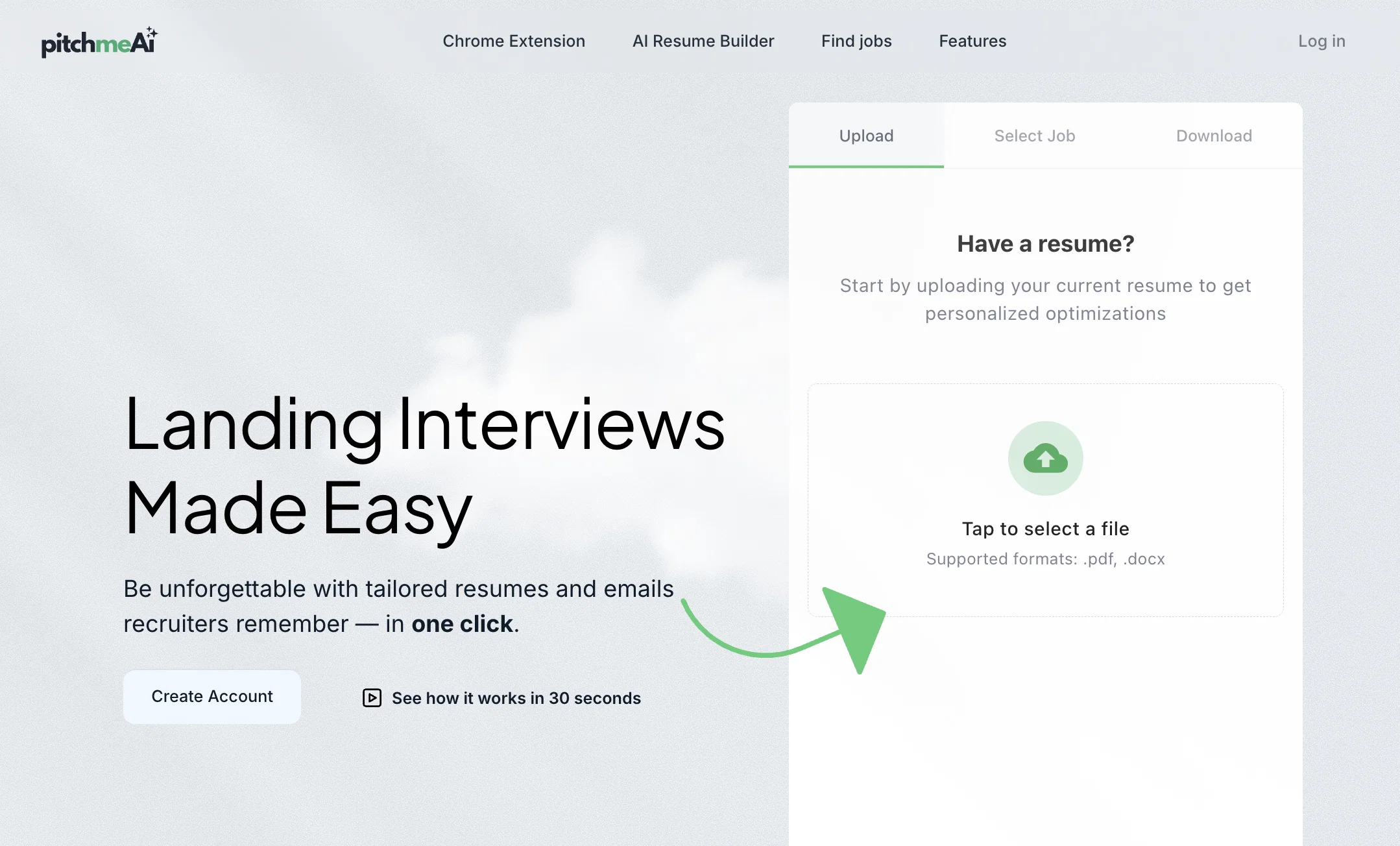 PitchMeAI website