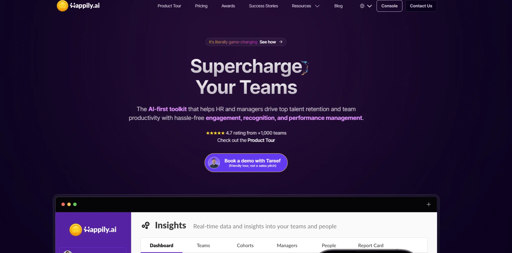 Happily.ai website