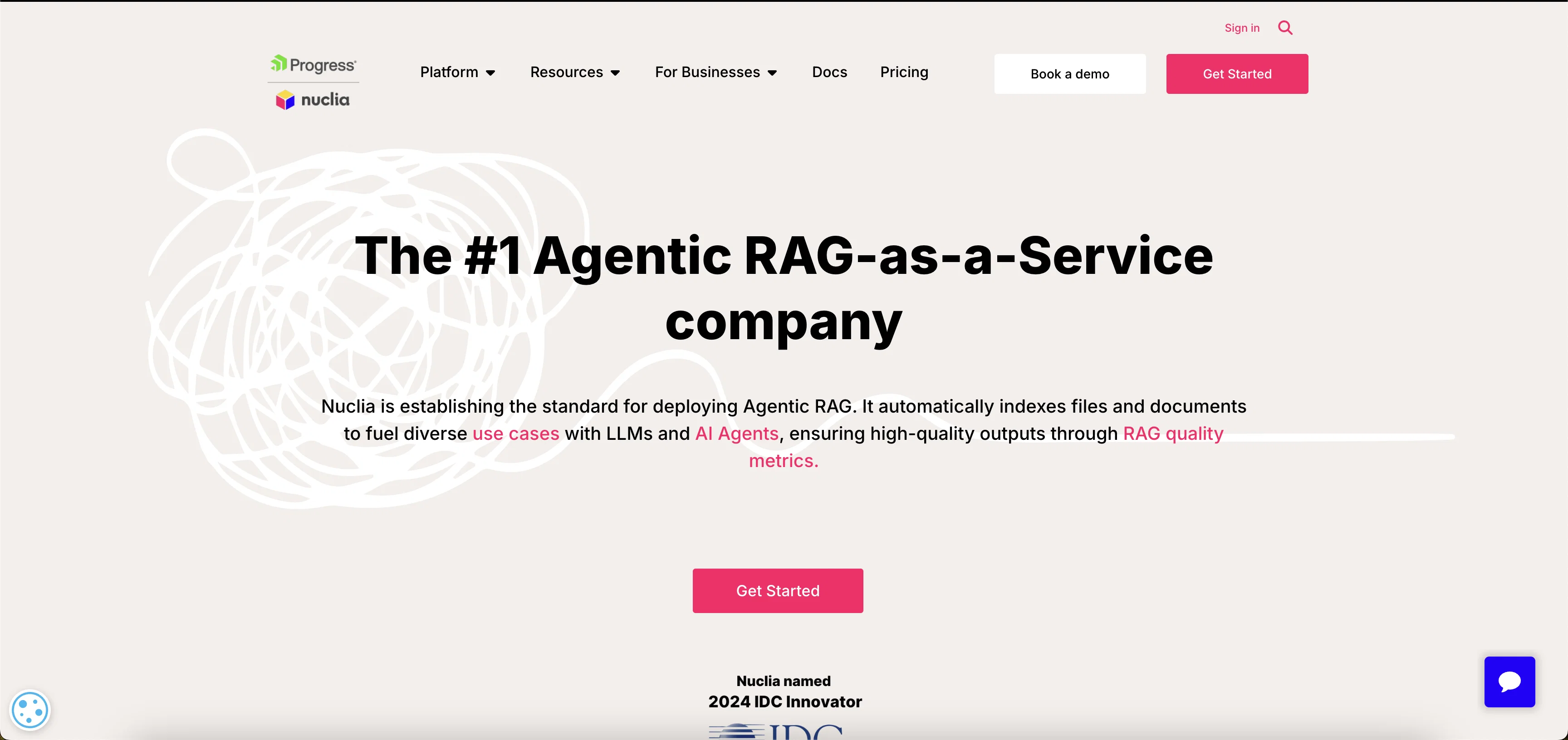 Nuclia website