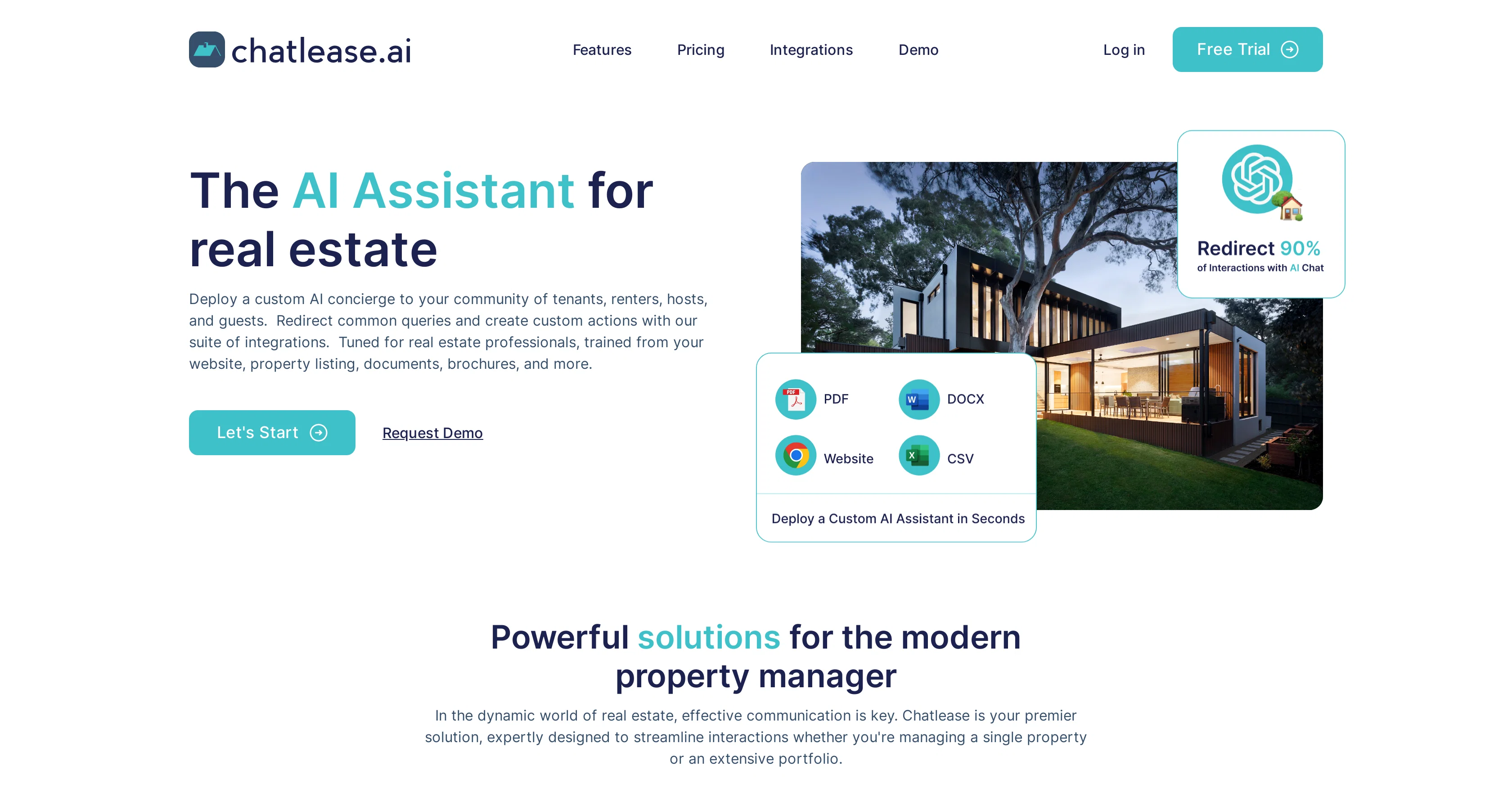 Chatlease website