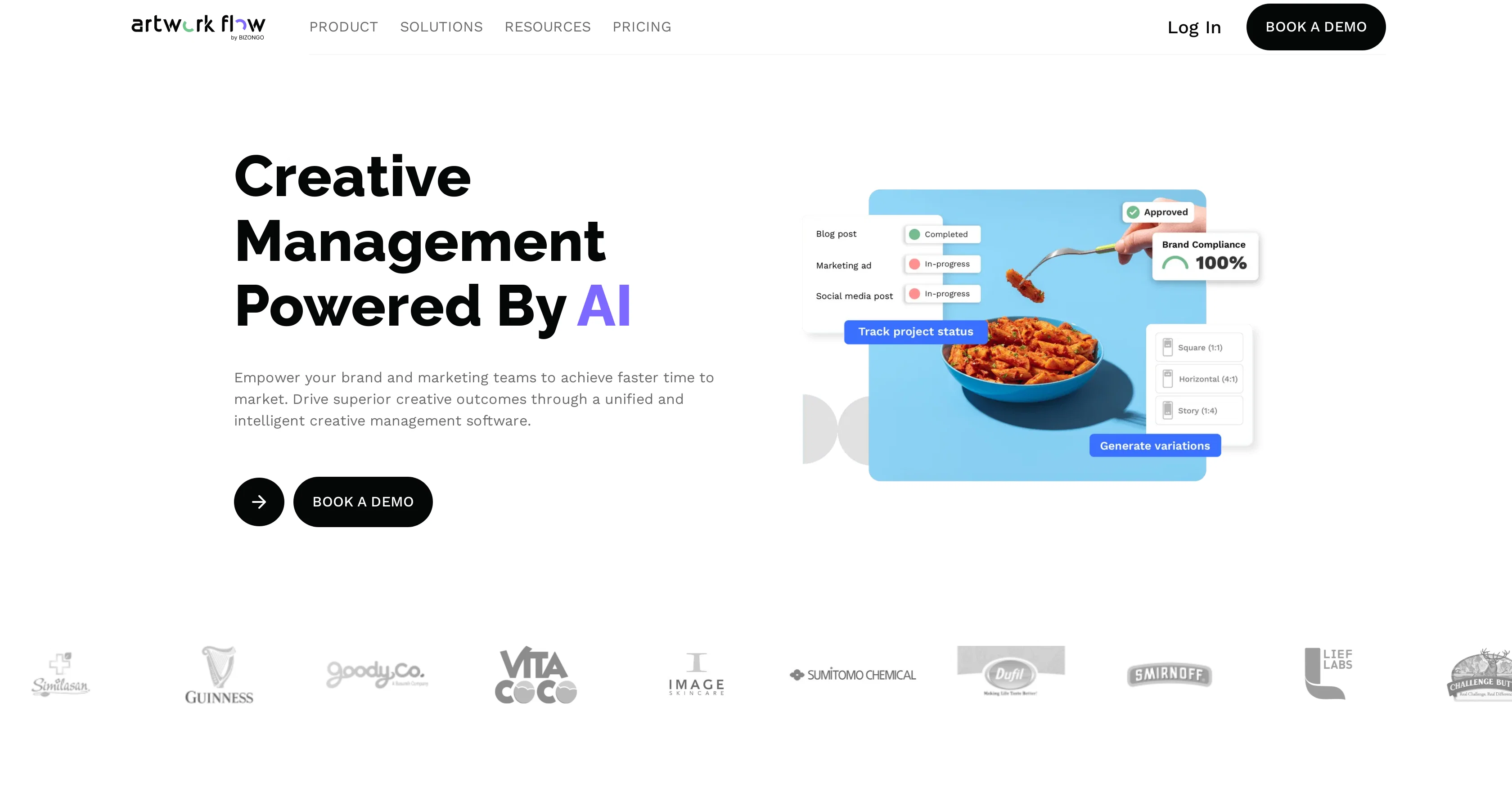 Artwork Flow website
