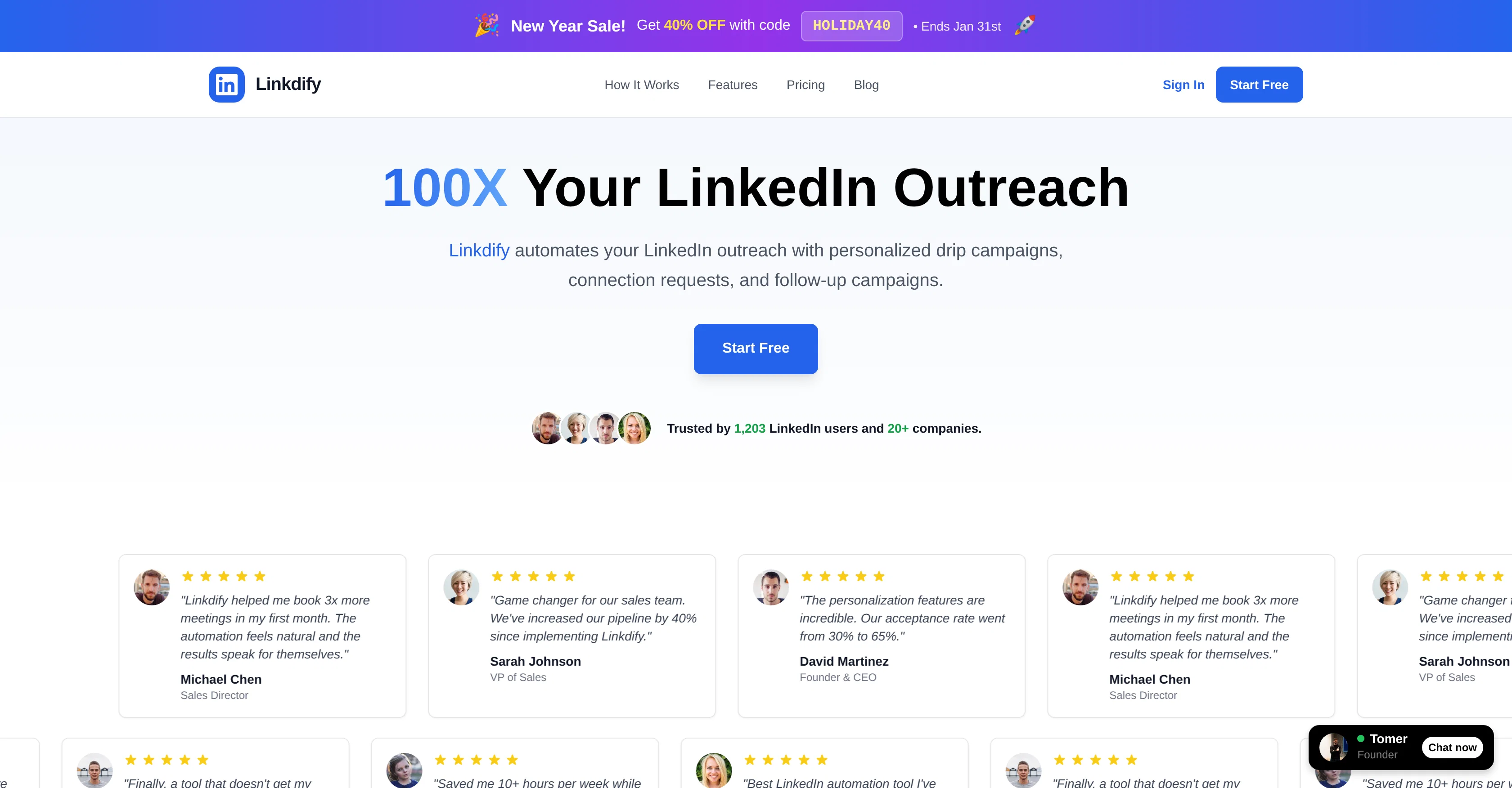 Linkdify website