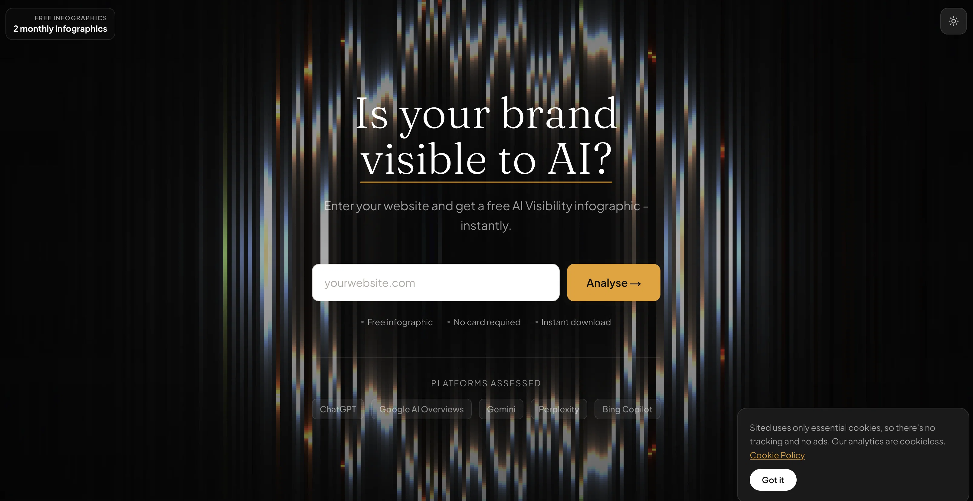 Sited website