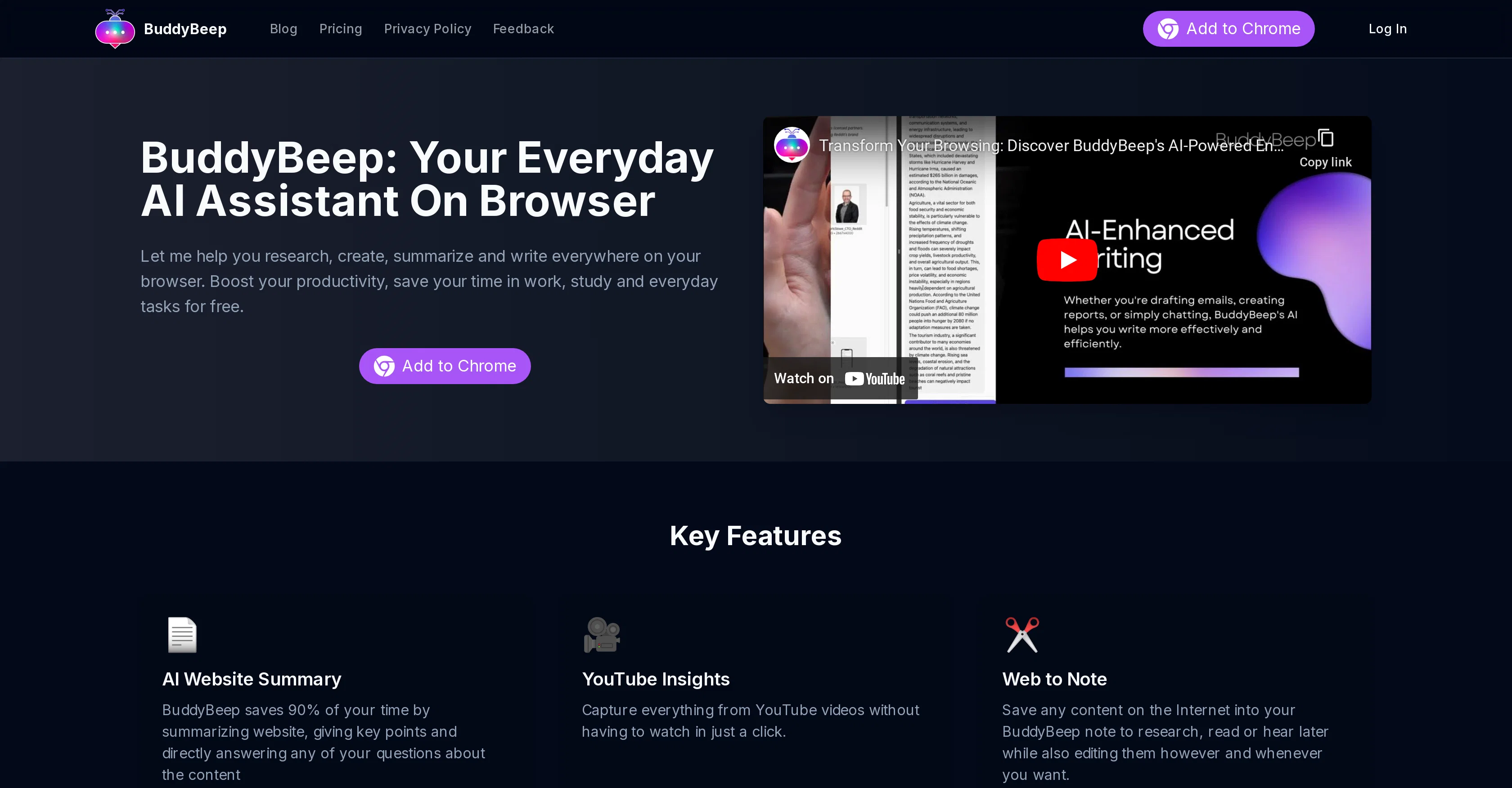 BuddyBeep website