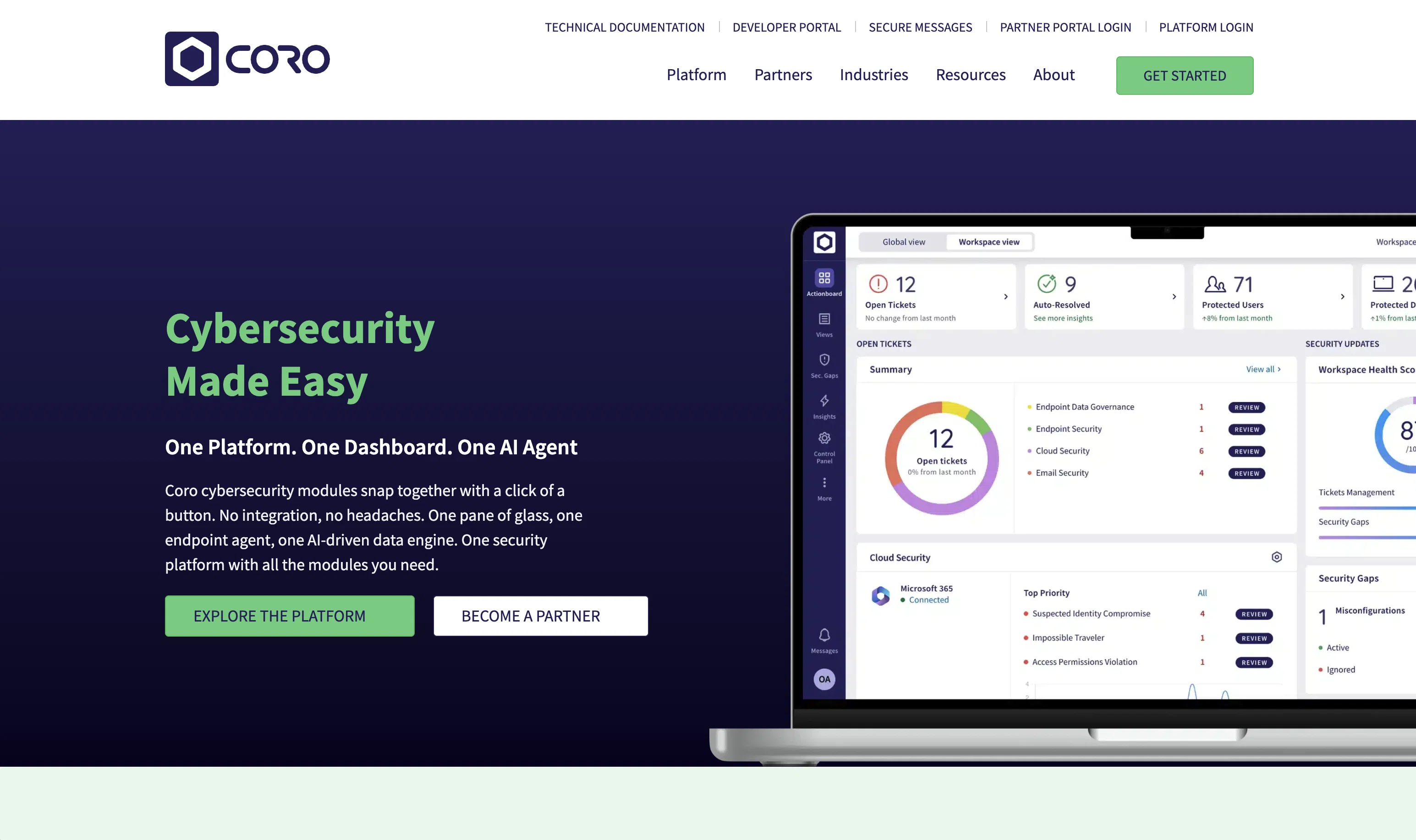 Coro website
