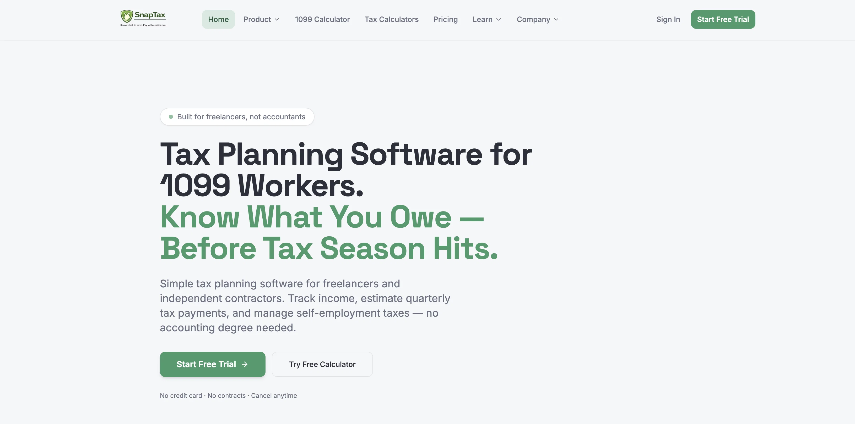 SnapTax website