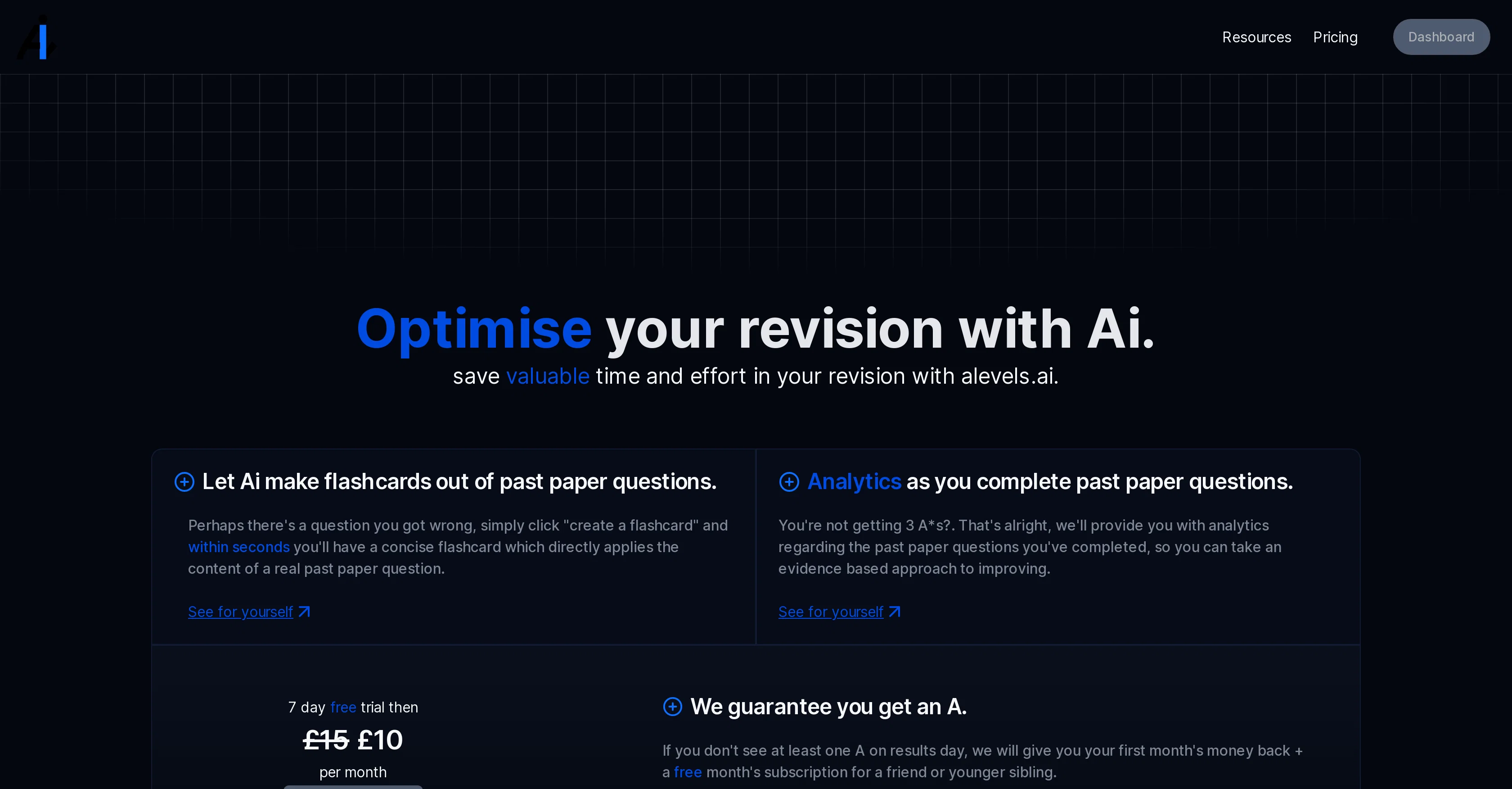 Alevels website