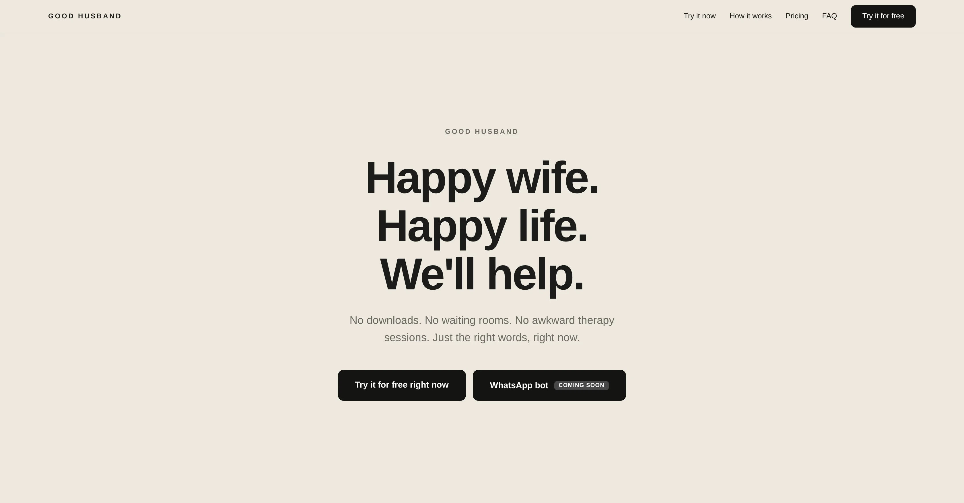 Good Husband website