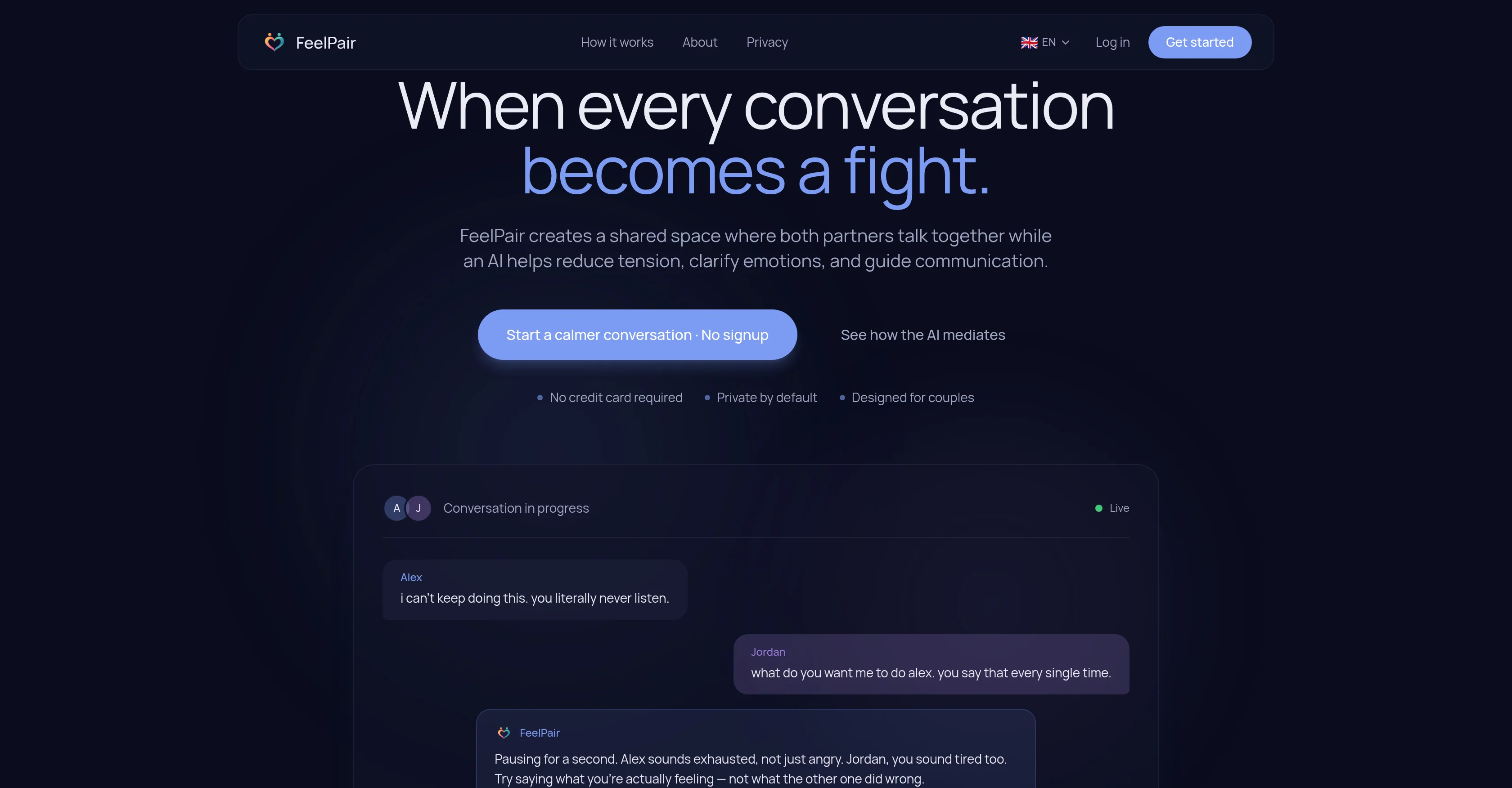 FeelPair website