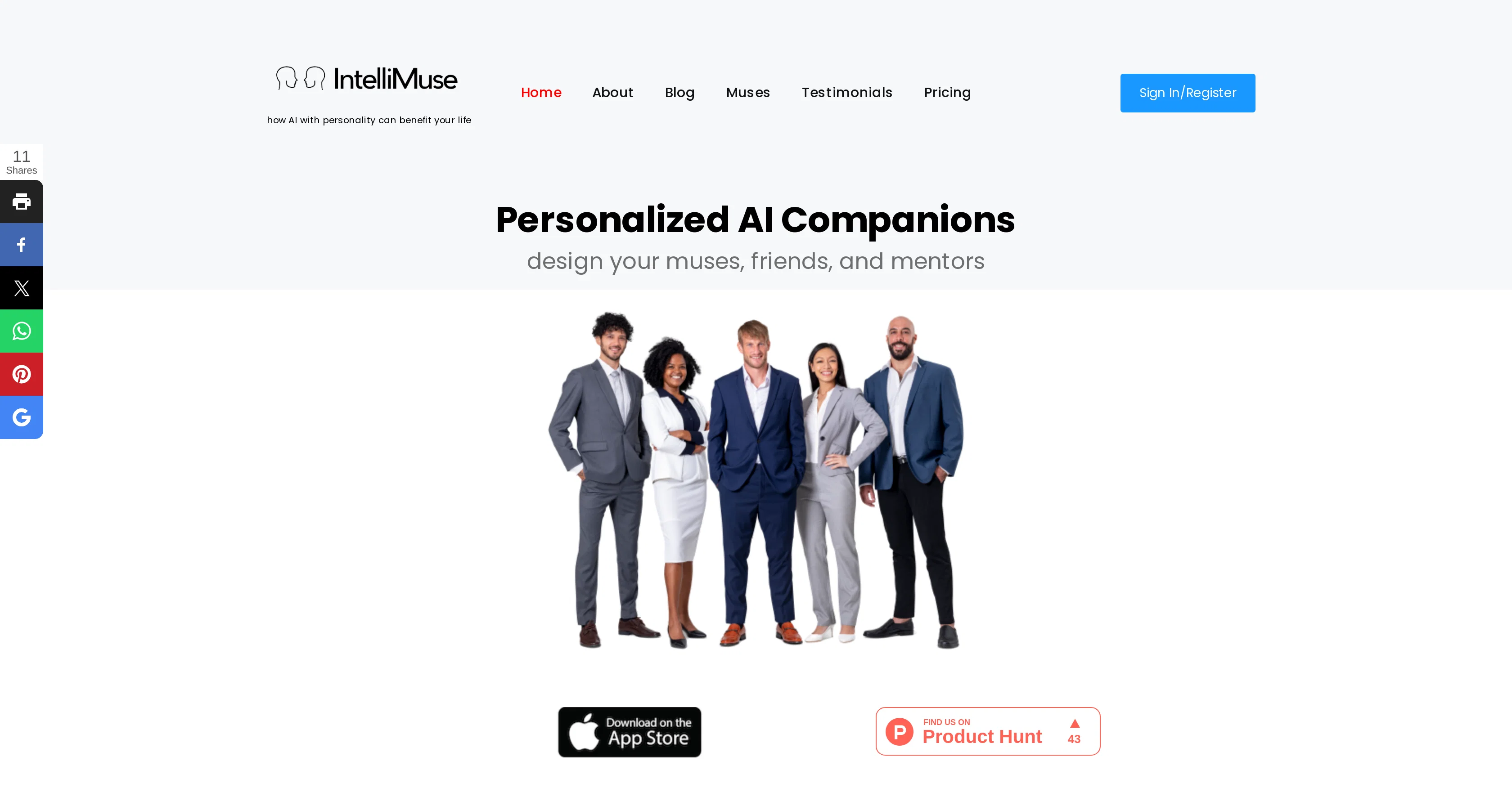 IntelliMuse website